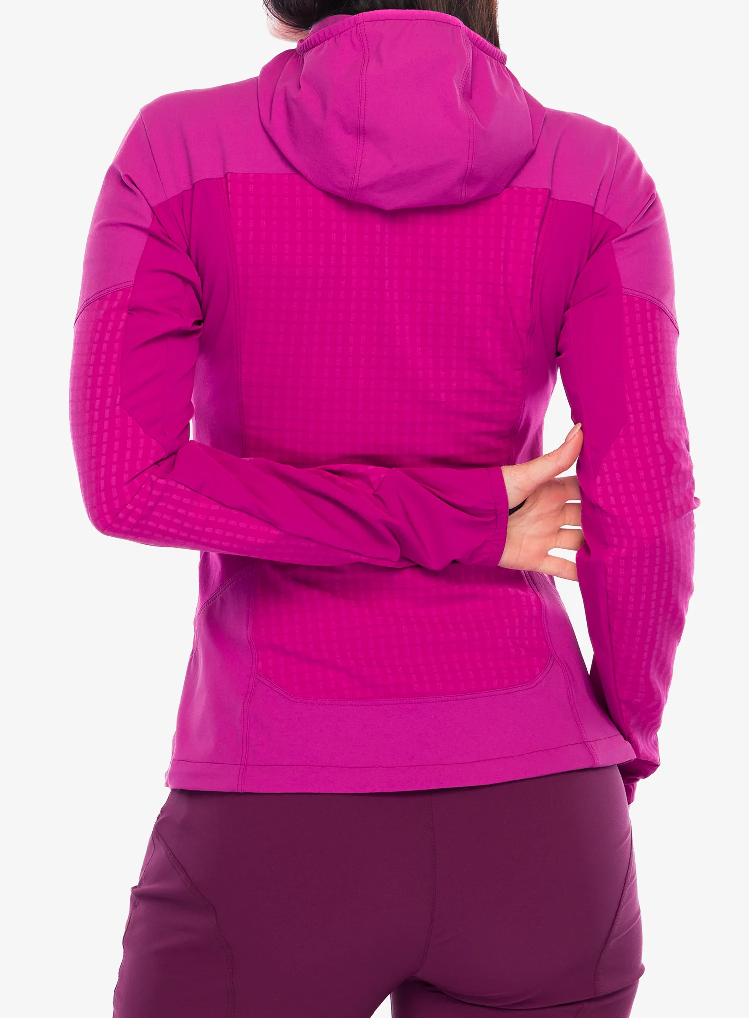 Softshellová bunda dámská Montura Seed Hooded Jacket - baton rouge/wine red