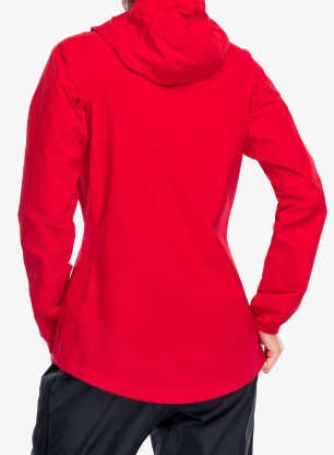 Softshellová bunda dámská Mountain Equipment Squall Hooded Jacket - chili red/merlot