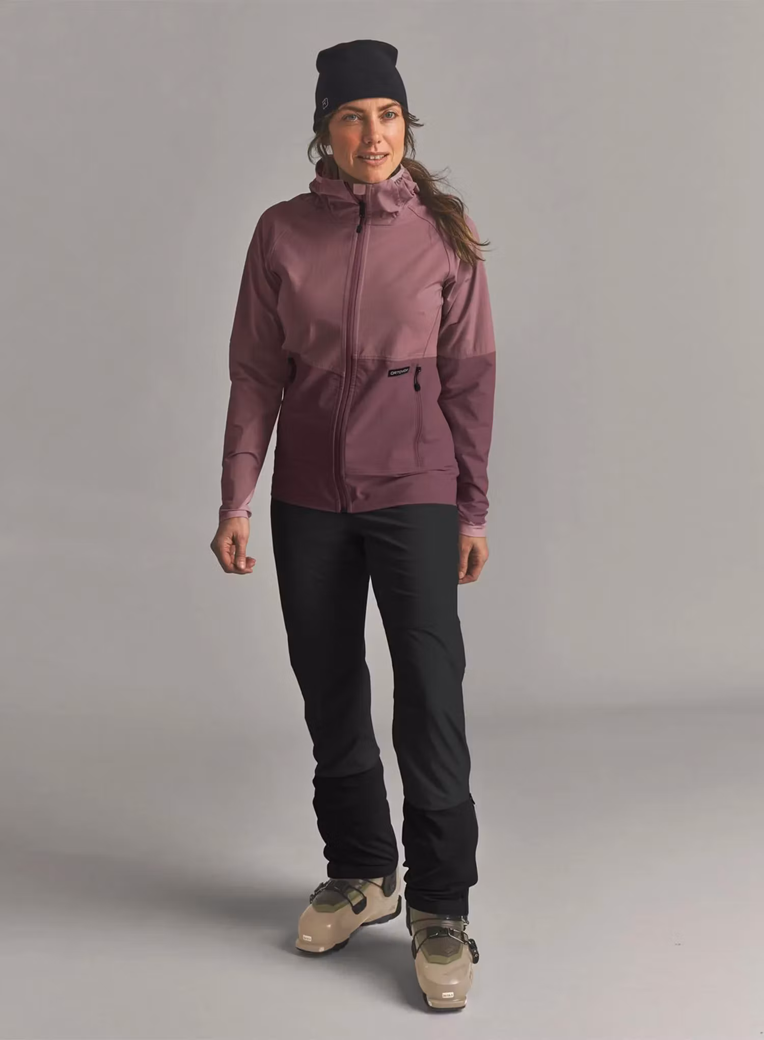 Softshellová bunda dámská Ortovox Venet Softshell Hooded Jacket - dusk rose