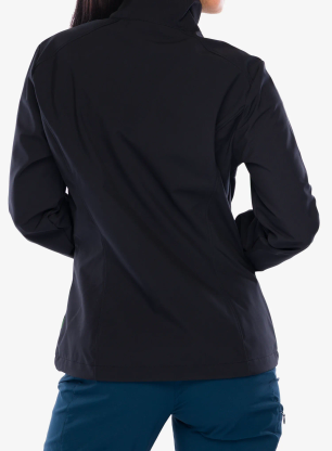 Softshellová bunda dámská Vaude Hurricane Jacket IV - black/black