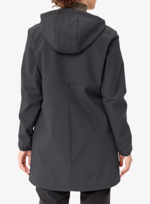 Dámská bunda Vaude Moena Softshell Parka - phantom black