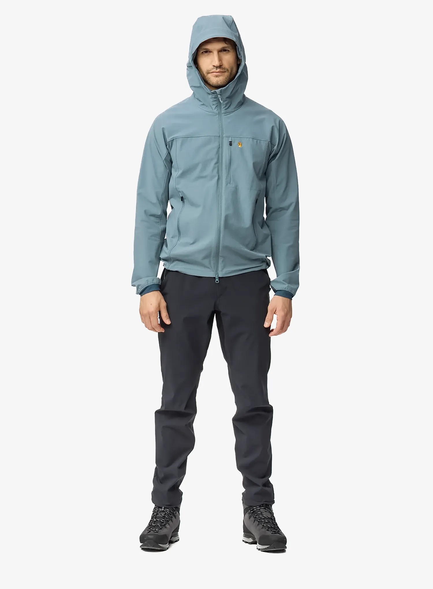 Softshellová bunda Fjallraven Bergtagen Stretch Jacket - nimbus blue