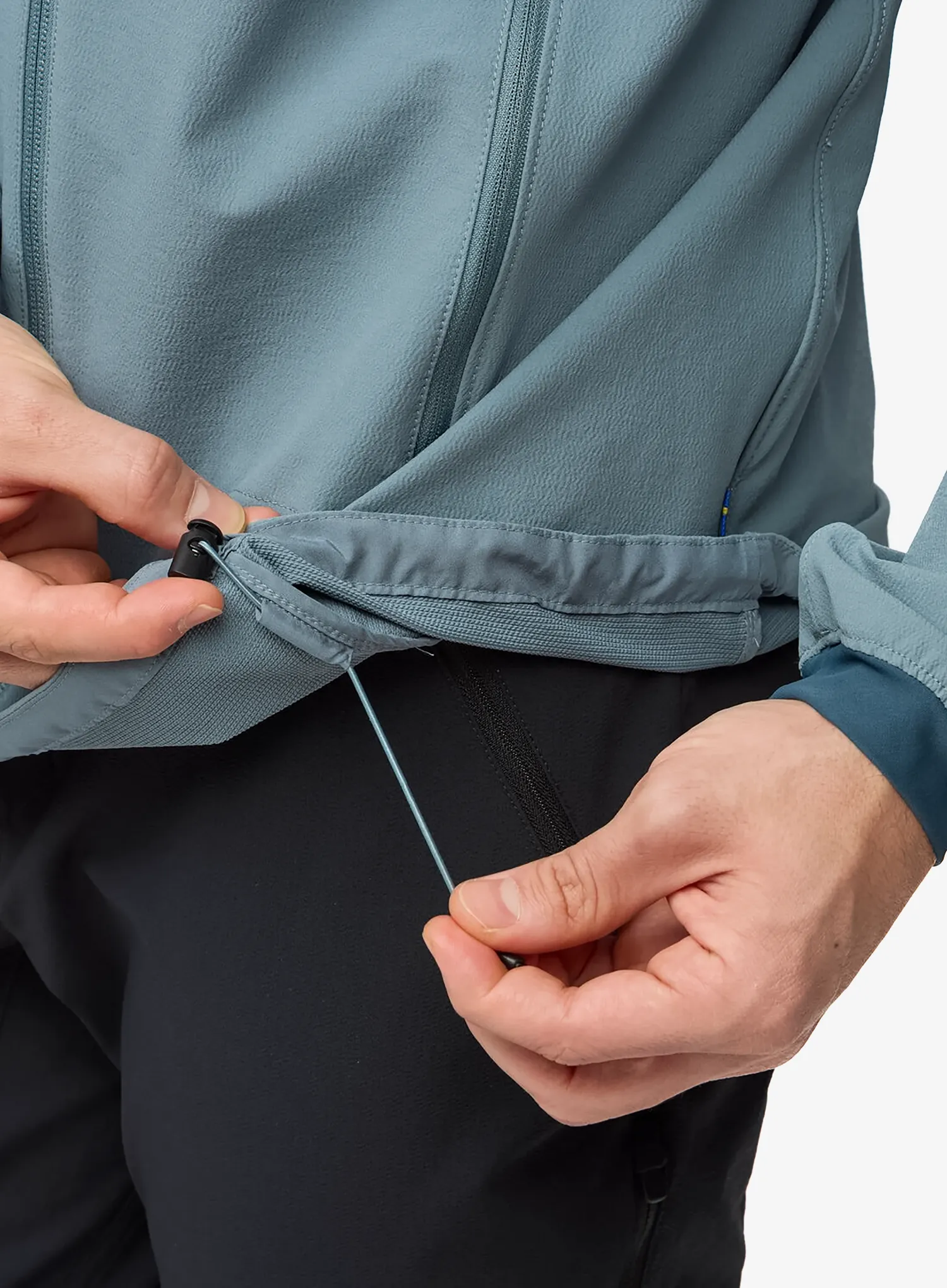 Softshellová bunda Fjallraven Bergtagen Stretch Jacket - nimbus blue