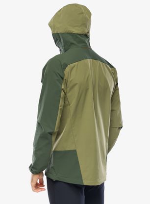 Softshellová bunda Haglofs Moran Softshell Hood - olive green/seaweed green
