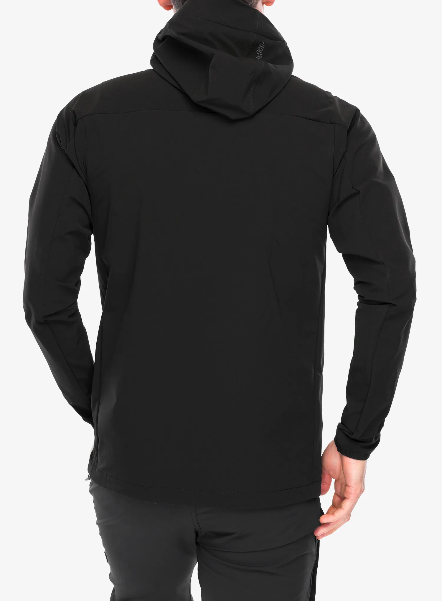 Softshellová bunda Haglofs Rosson Softshell Hood - true black