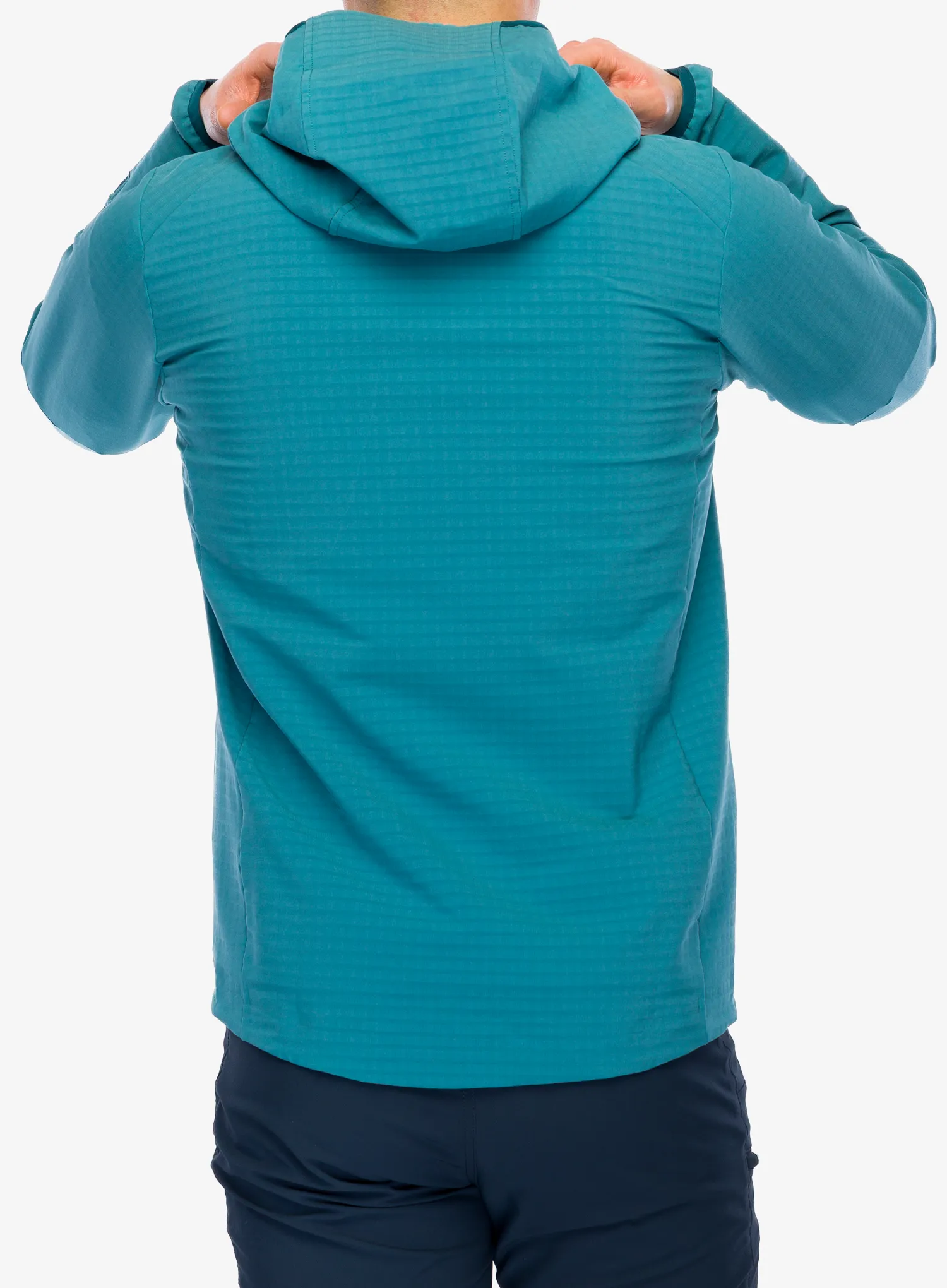Softshellová bunda Patagonia R1 TechFace Hoody - wetland blue