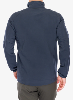 Softshellová bunda Patagonia R1 TechFace Jacket - smolder blue