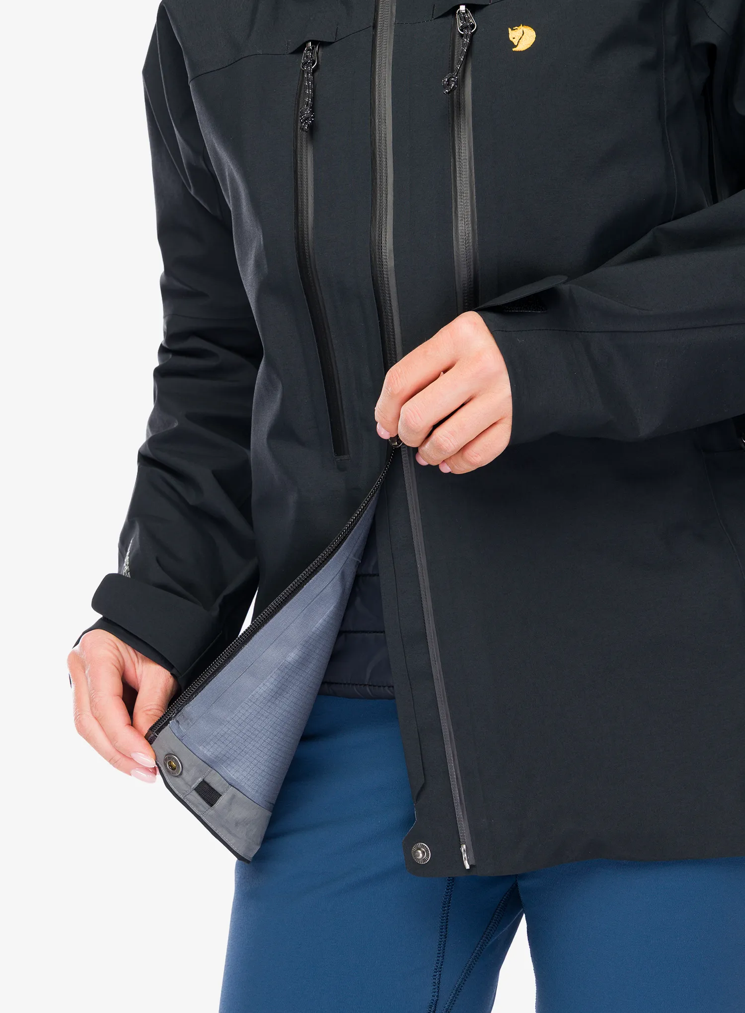 Dámská bunda na hory Fjallraven Bergtagen GTX Pro Jacket - black/black