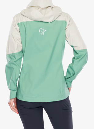 Dámská bunda na hory Norrona Falketind Dri1 Jacket - malachite green
