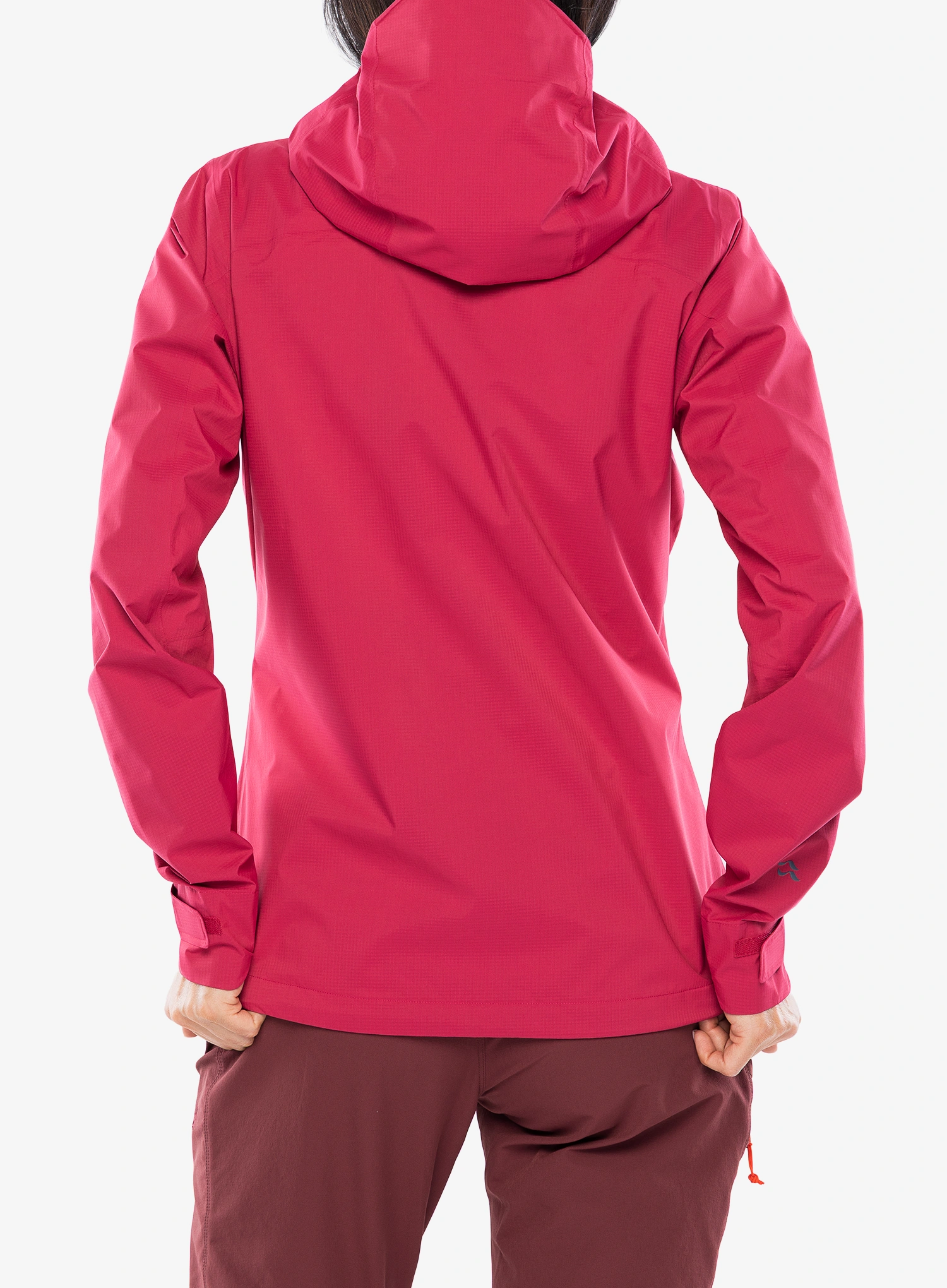 Dámská bunda na hory Rab Downpour Light Jacket - watermelon