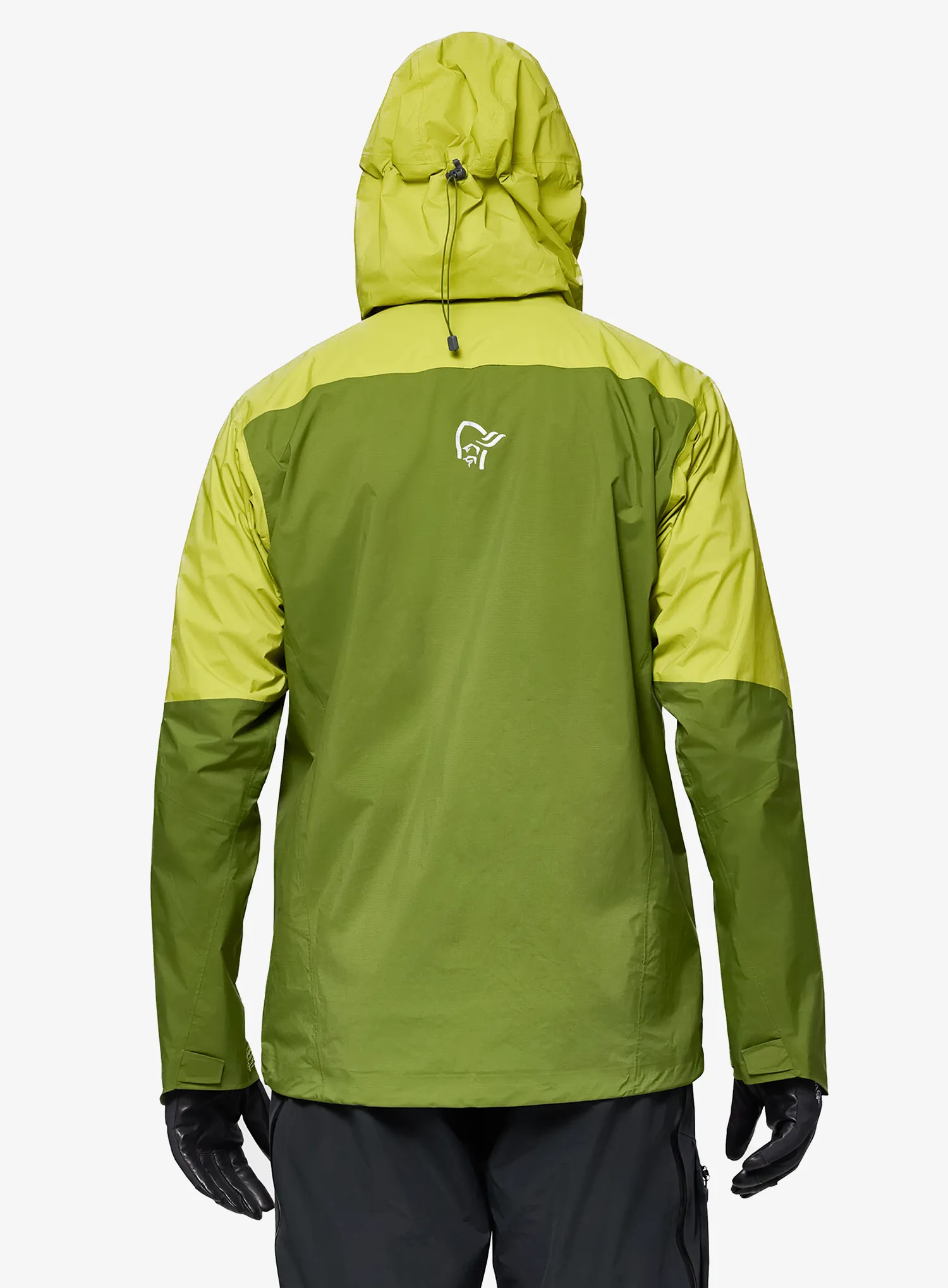 Bunda na hory Norrona Falketind Dri1 Jacket - pesto/golden lime