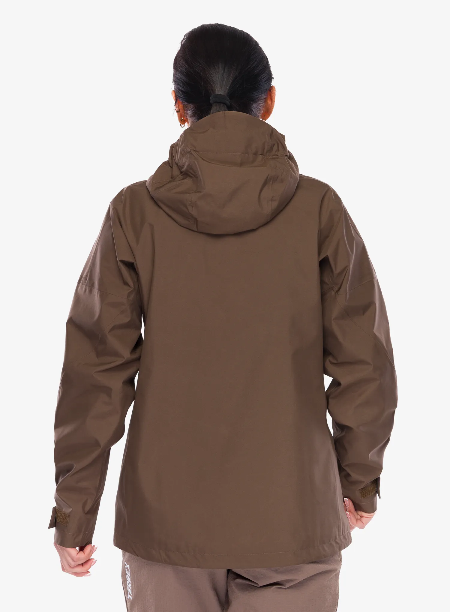 Dámská nepromokavá bunda s membránou adidas TERREX Xperior 2L GORE-TEX Performance Jacket - earth strata