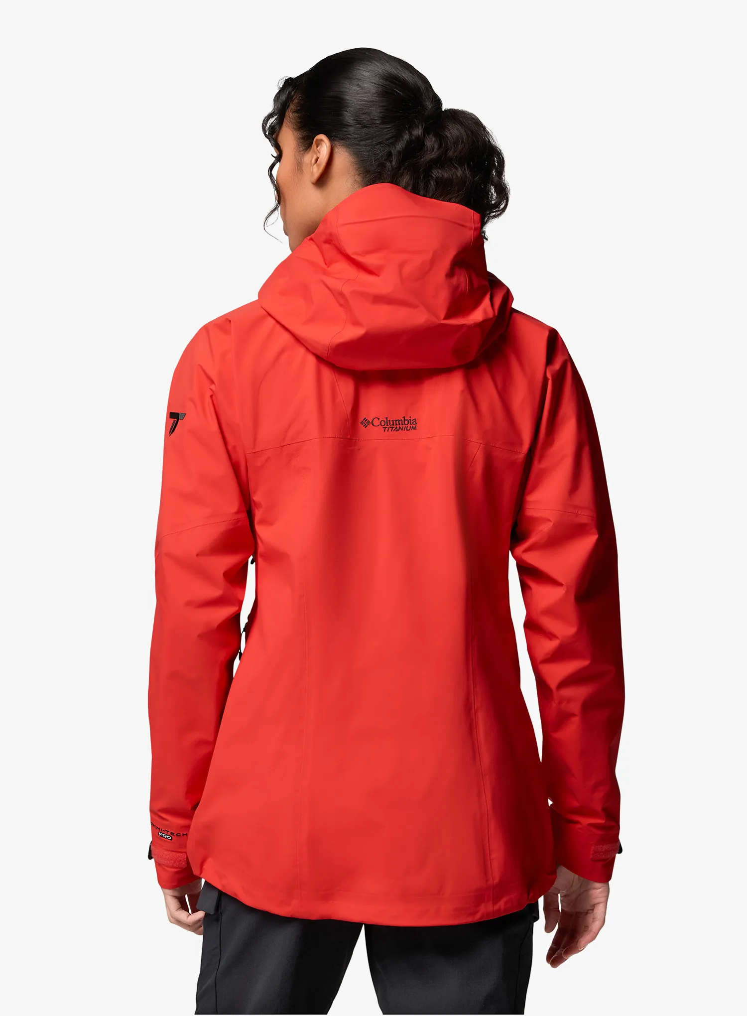 Dámská nepromokavá bunda s membránou Columbia Saudan Pro 3L Shell - poppy red