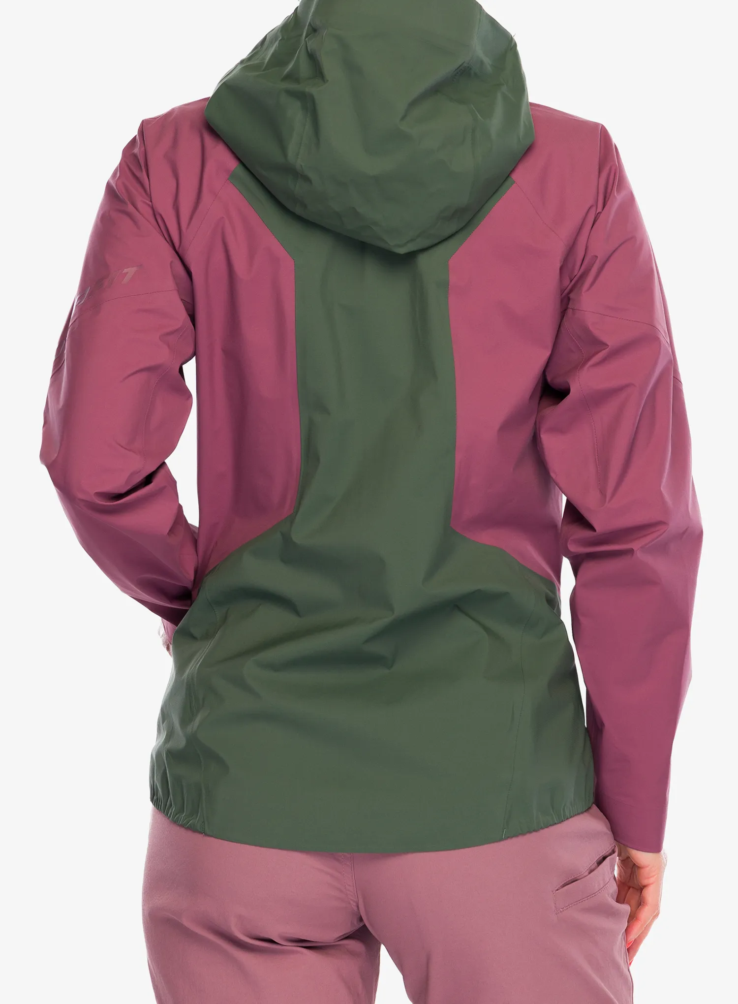 Dámská nepromokavá bunda s membránou Dynafit Transalper 3L Jacket - dark rose/thyme