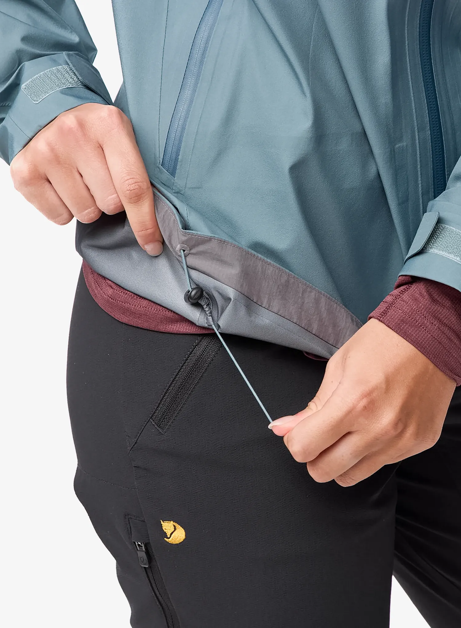 Dámská nepromokavá bunda s membránou Fjallraven Bergtagen GTX Lite Jacket - nimbus blue