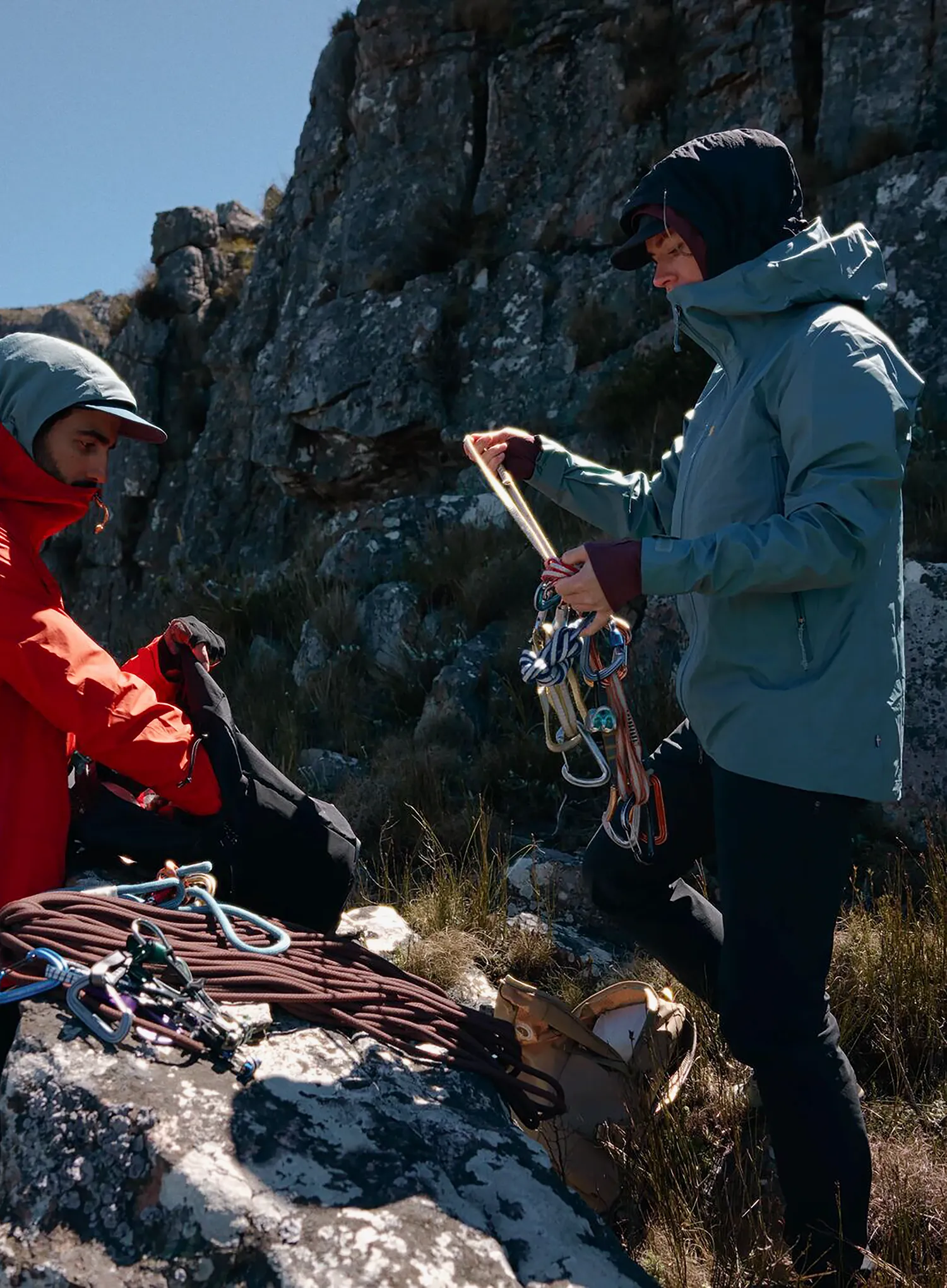 Dámská nepromokavá bunda s membránou Fjallraven Bergtagen GTX Lite Jacket - nimbus blue