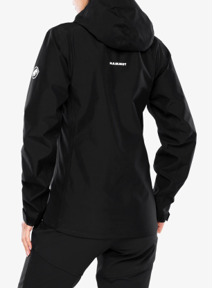 Dámská nepromokavá bunda s membránou Mammut Crater Light HS Hooded Jacket - black
