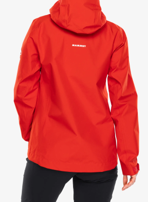 Dámská nepromokavá bunda s membránou Mammut Crater Light HS Hooded Jacket - mammut red