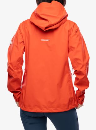 Dámská nepromokavá bunda s membránou Mammut Taiss HS Hooded Jacket - mammut red
