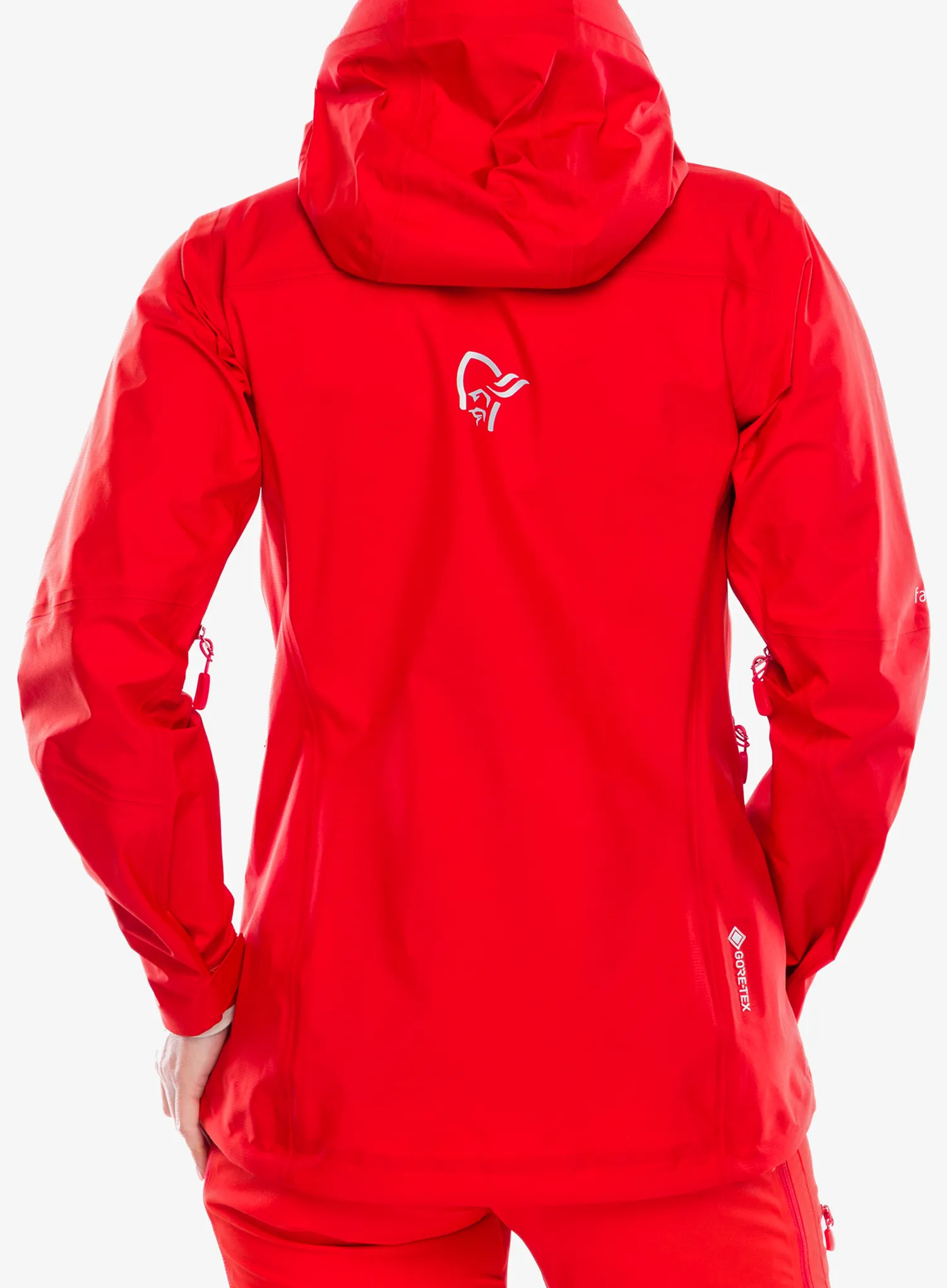 Dámská nepromokavá bunda s membránou Norrona Falketind GORE-TEX Jacket - arednalin red