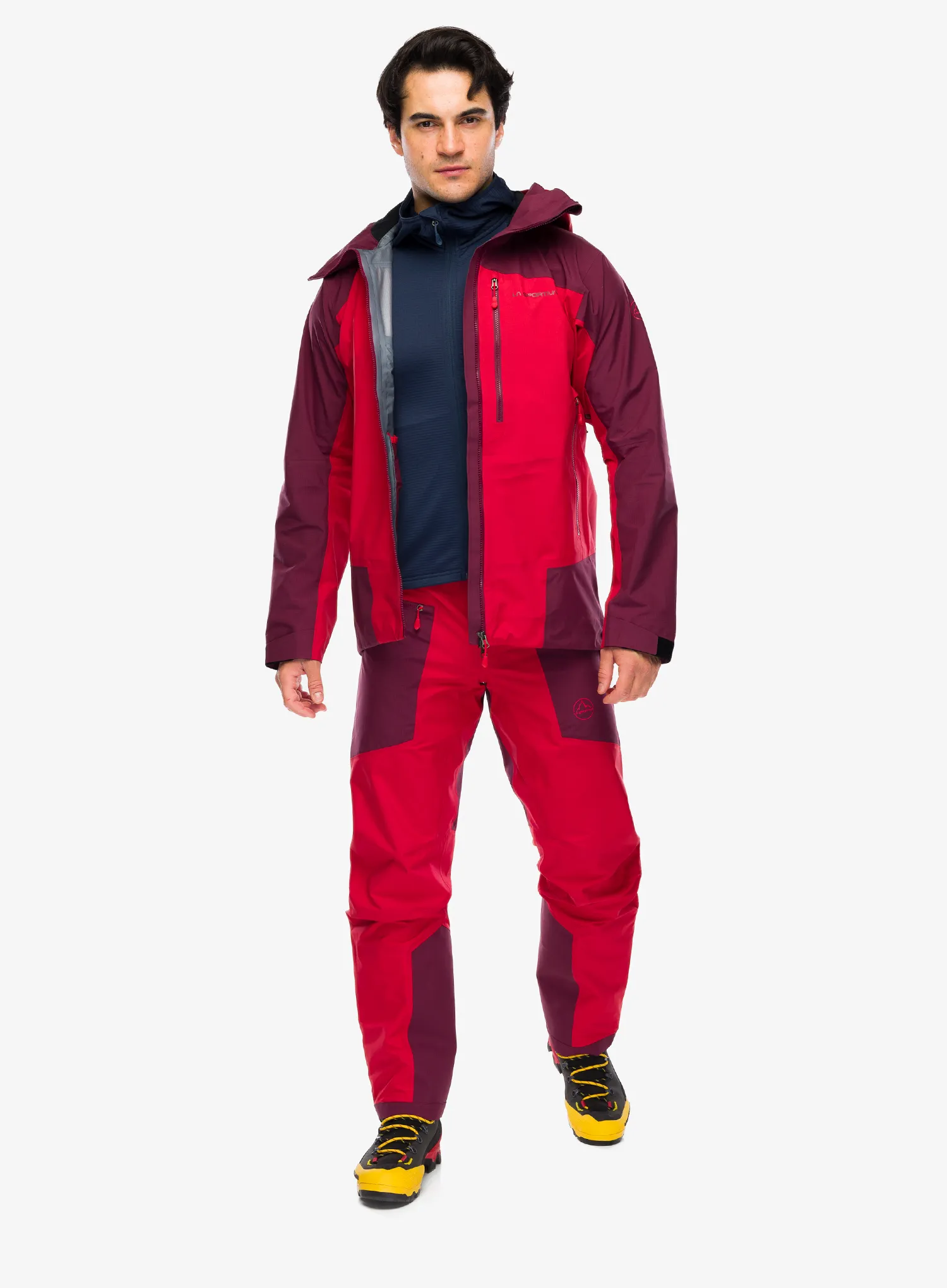 Bunda s membránou La Sportiva Alpine Guide GTX Perfomance Jacket - mountain red/redwood