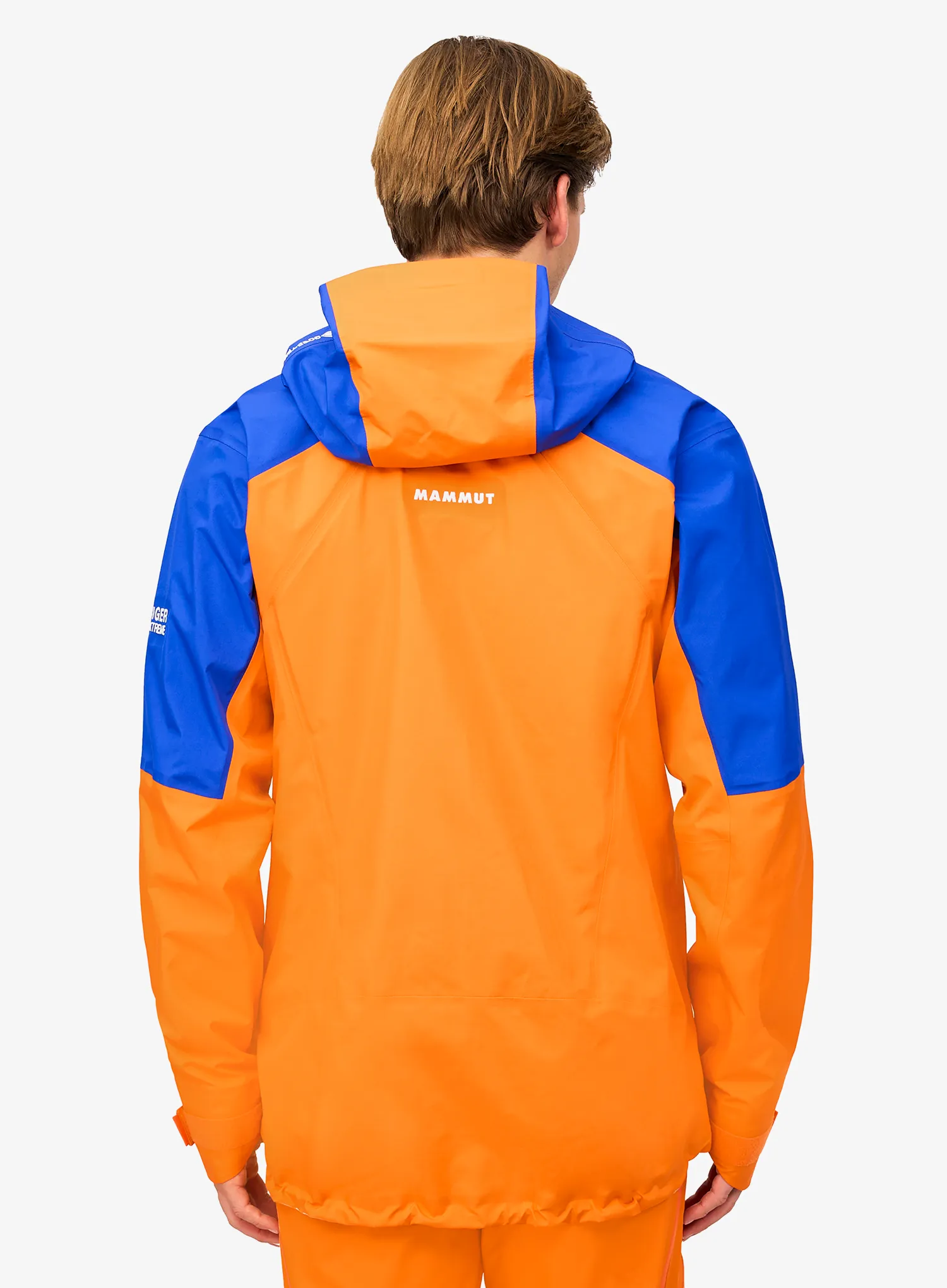 Bunda s membránou Mammut Eiger Nordwand Advanced HS Hooded Jacket - eiger orange/eiger blue