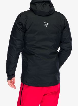 Bunda s membránou Norrona Falketind GORE-TEX Jacket - caviar