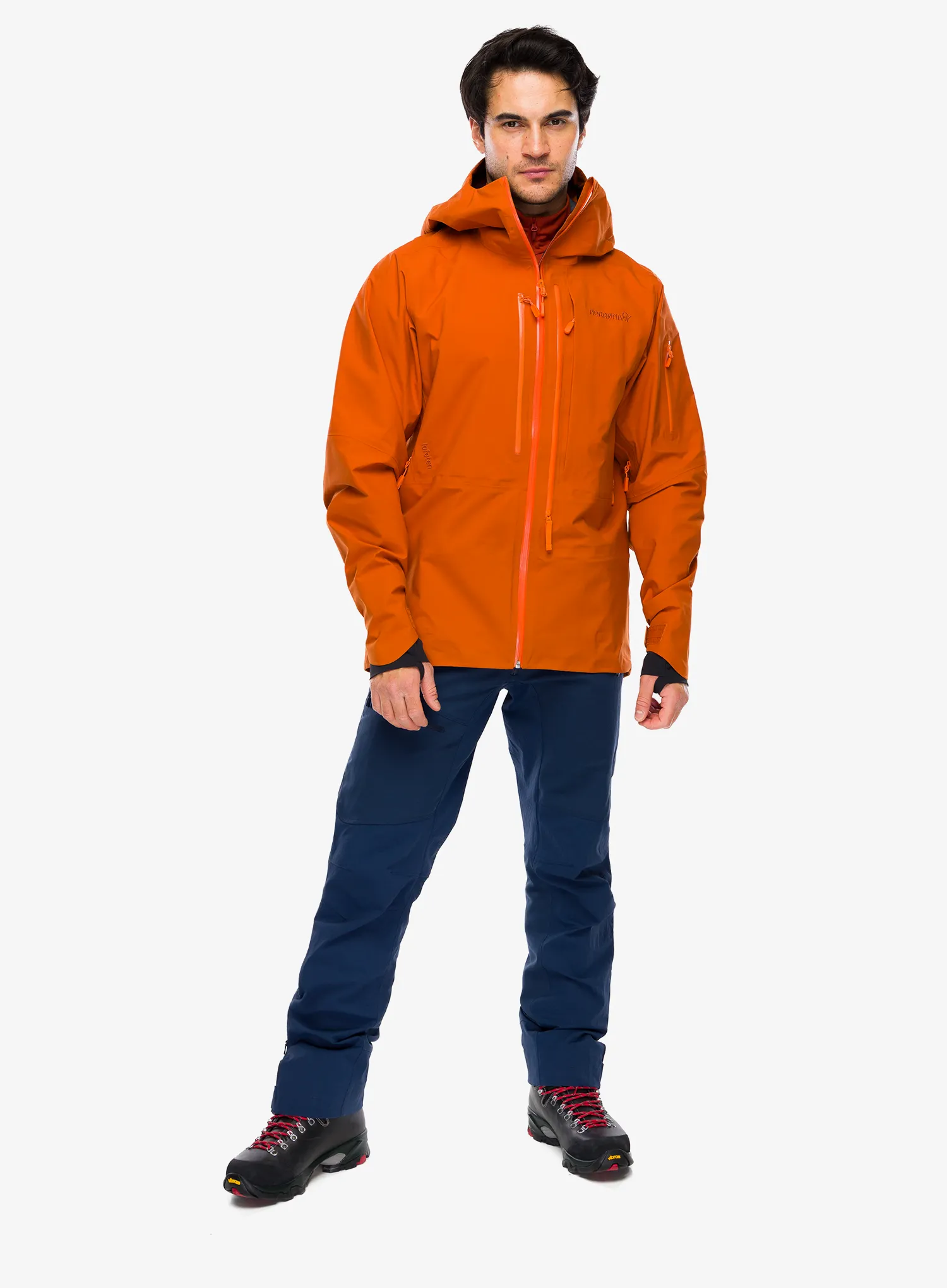 Bunda s membránou Norrona Lofoten GORE-TEX Pro Jacket - gold flame