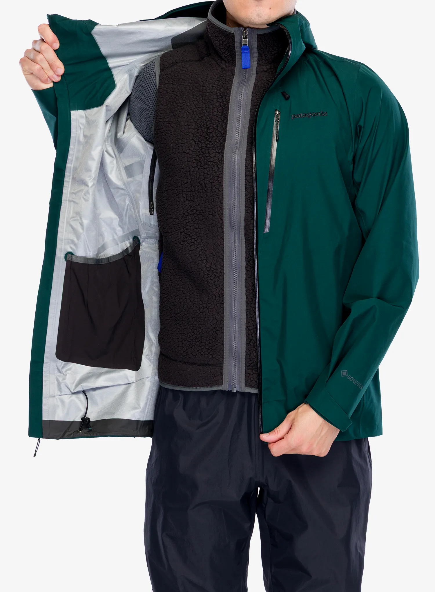 Bunda s membránou Patagonia Triolet Jkt - cascade green