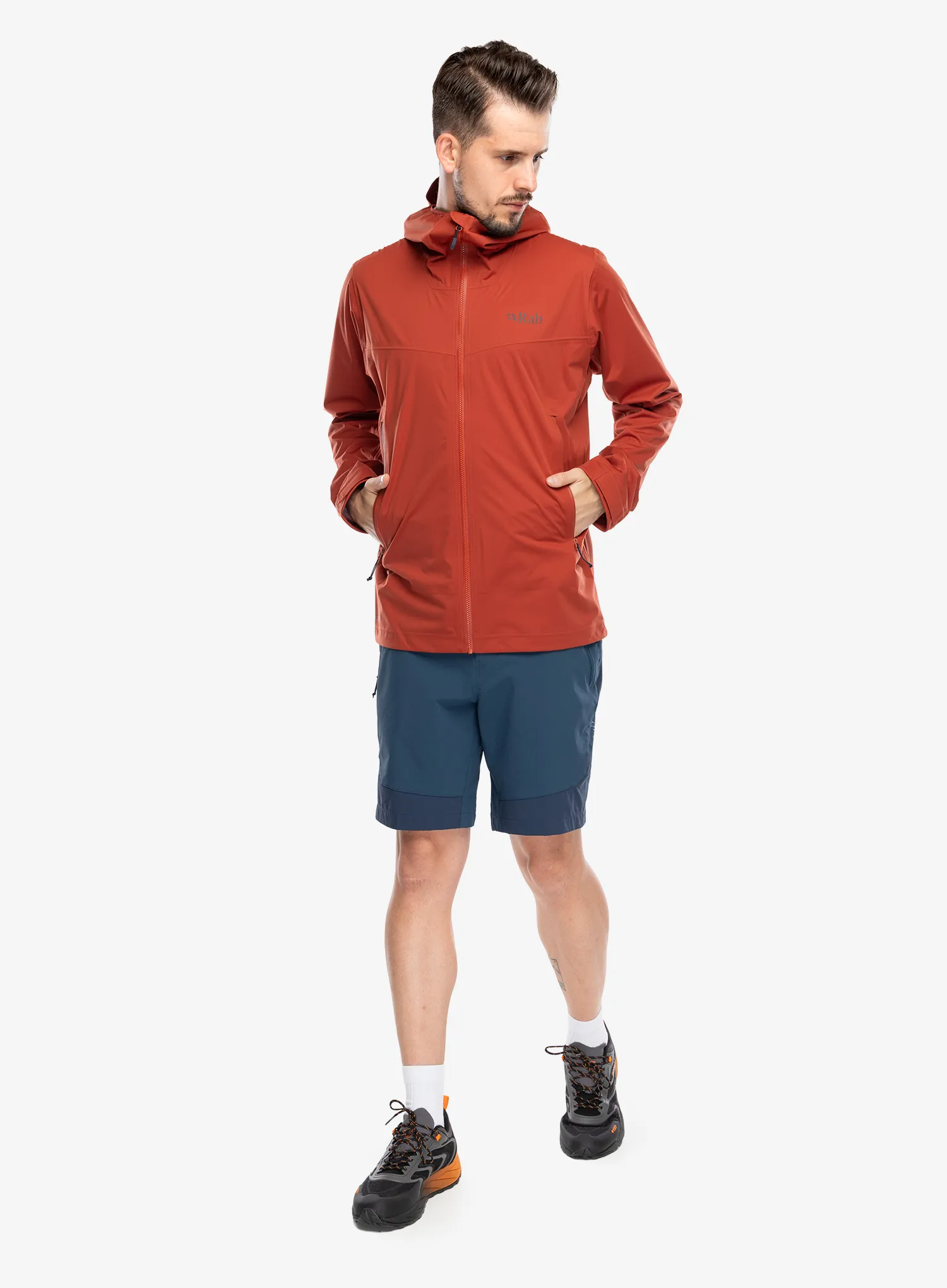 Bunda s membránou Rab Kinetic 2.0 Jacket - tuscan red