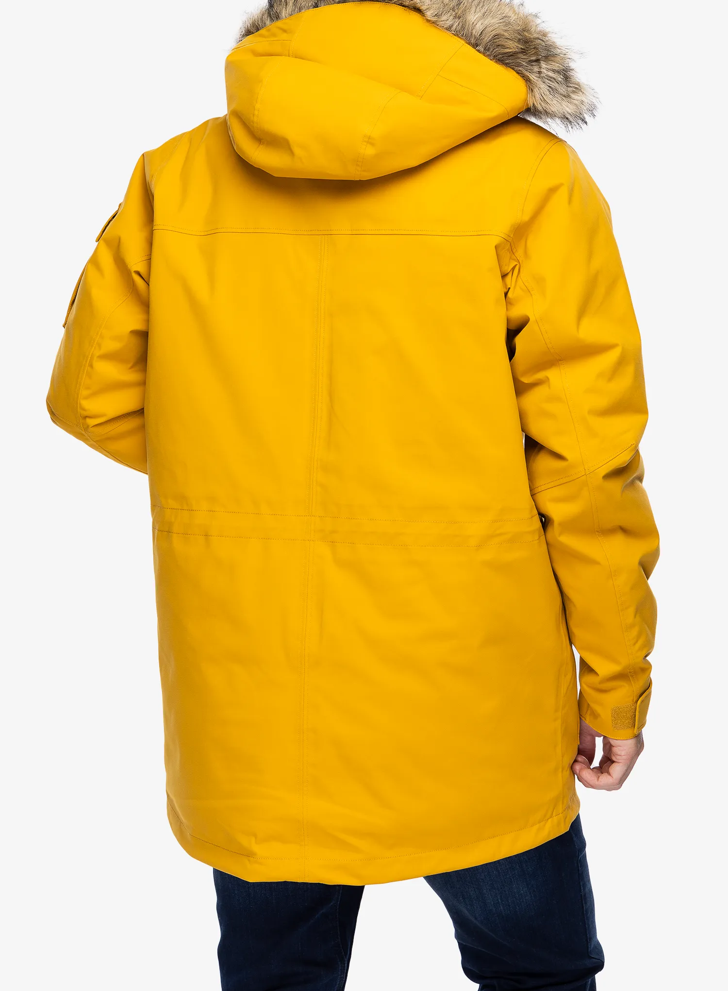 Zimní bunda Jack Wolfskin Glacier Canyon Parka - mustard
