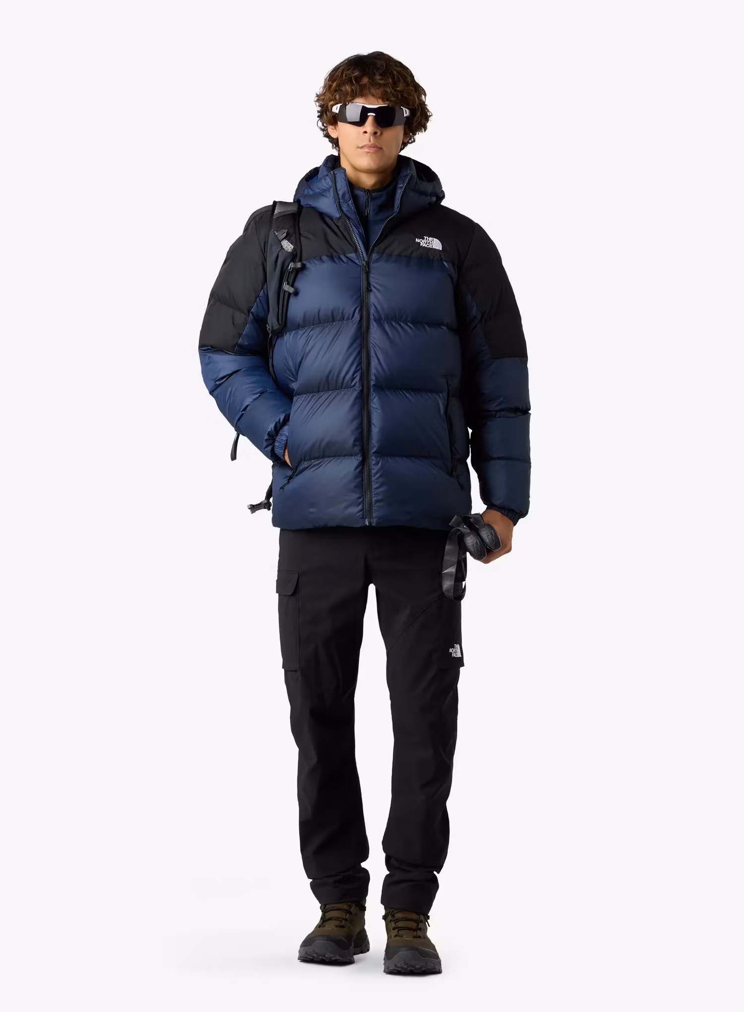 Zimní bunda The North Face Diablo Down 2.0 Hoodie - estate blue black