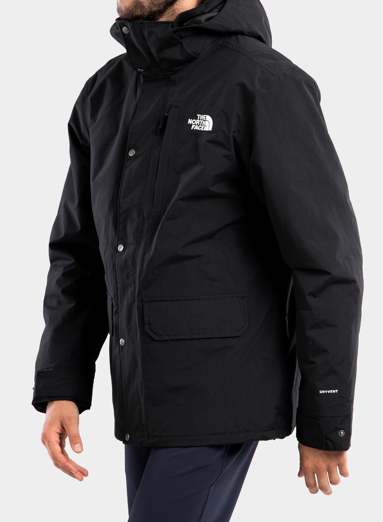 Bunda 3 v 1 The North Face Pinecroft Triclimate - black/black