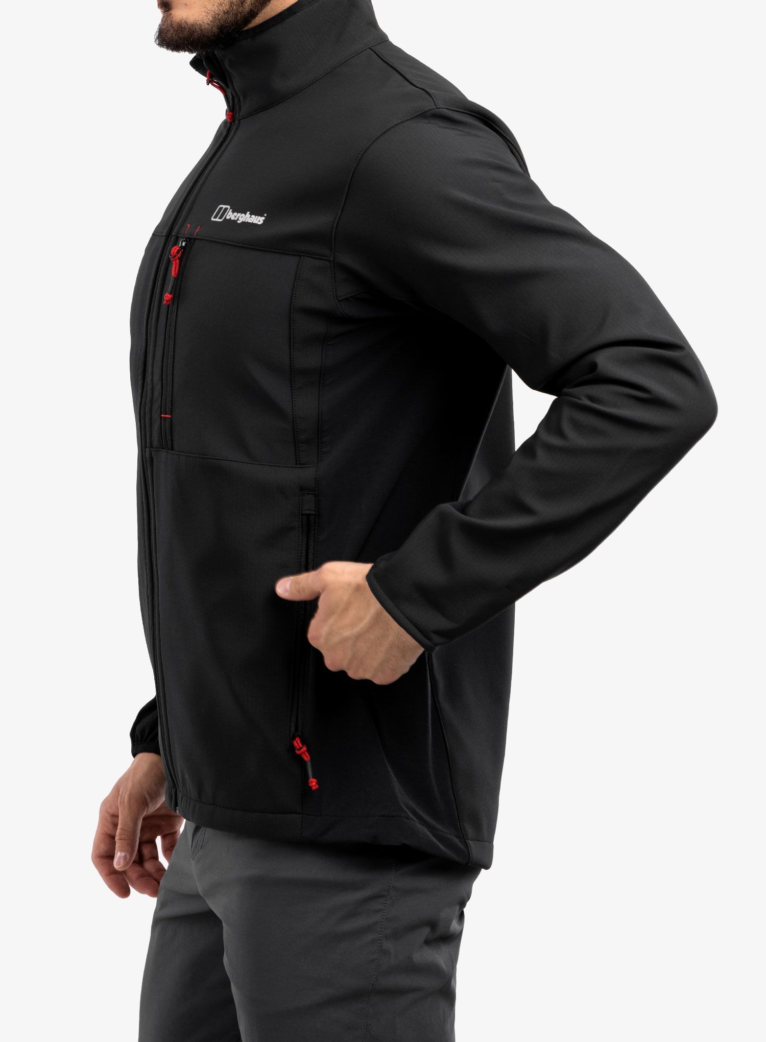 Bunda Berghaus Ghlas 2.0 Softshell JKT - black/black