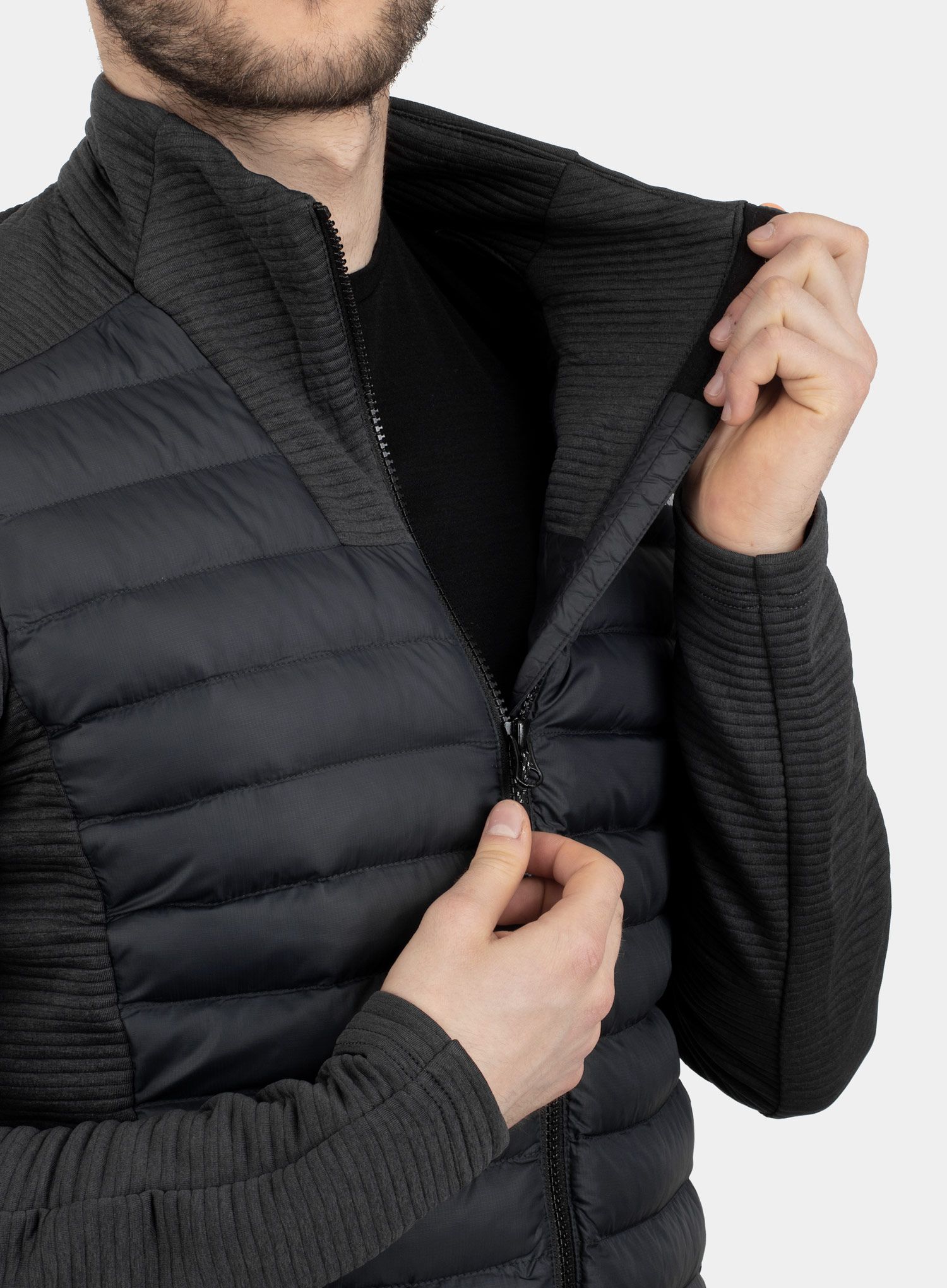 Hybridní bunda Berghaus Hottar Hybrid Jacket - black