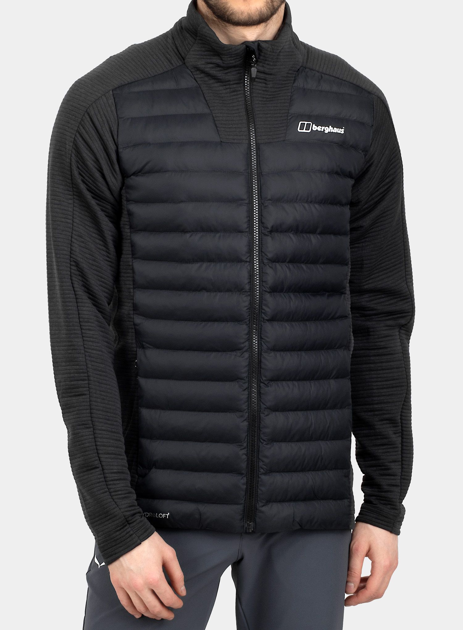 Hybridní bunda Berghaus Hottar Hybrid Jacket - black