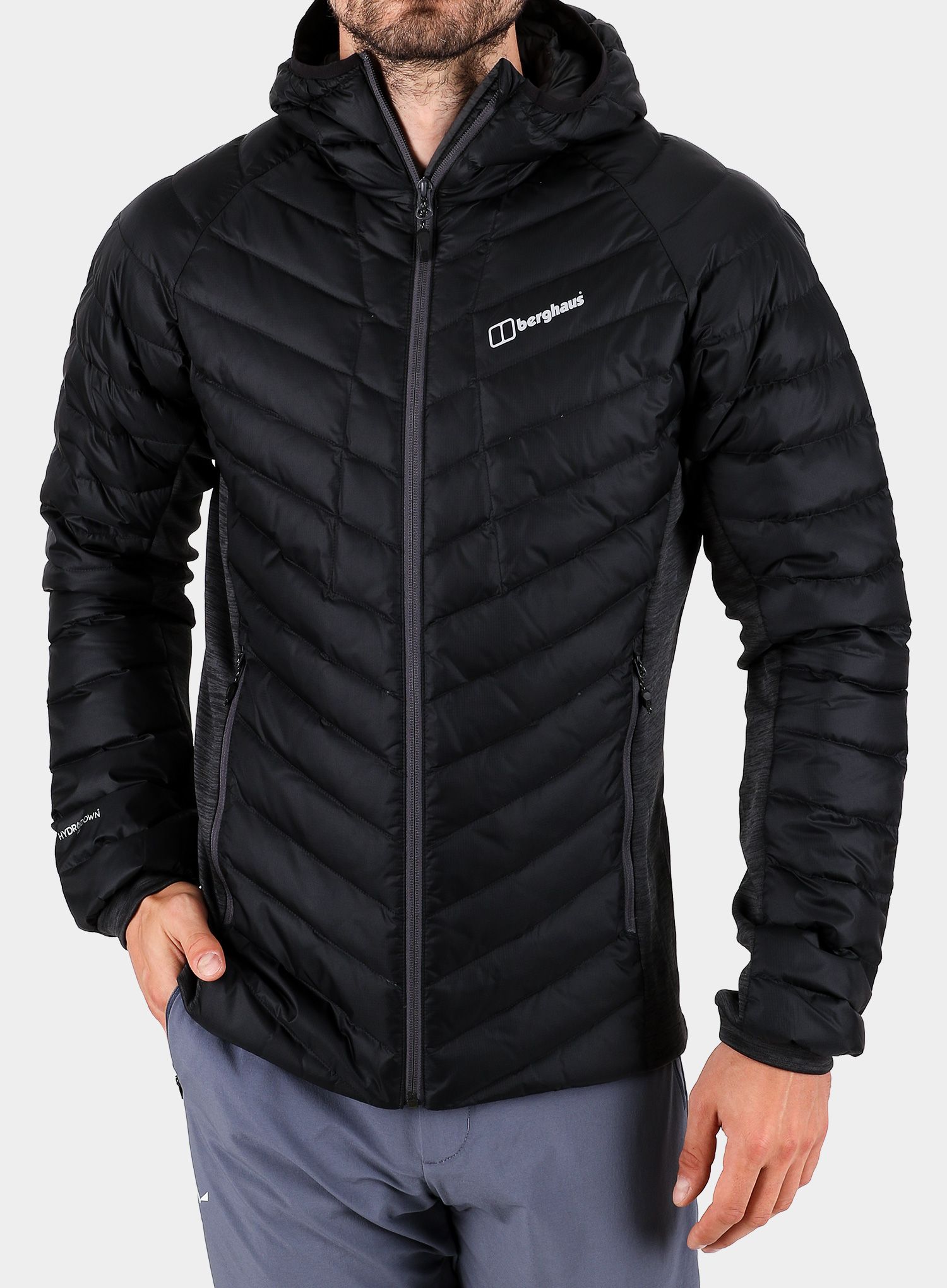 Péřová bunda Berghaus Tephra Stretch Reflect Down - jet black