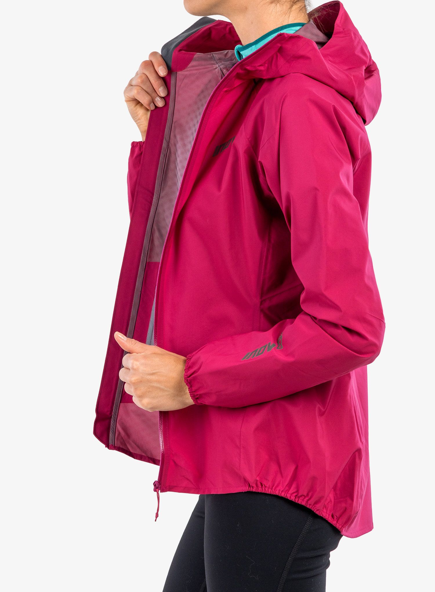 Dámská běžecká bunda Inov-8 Stormshell FZ - pink