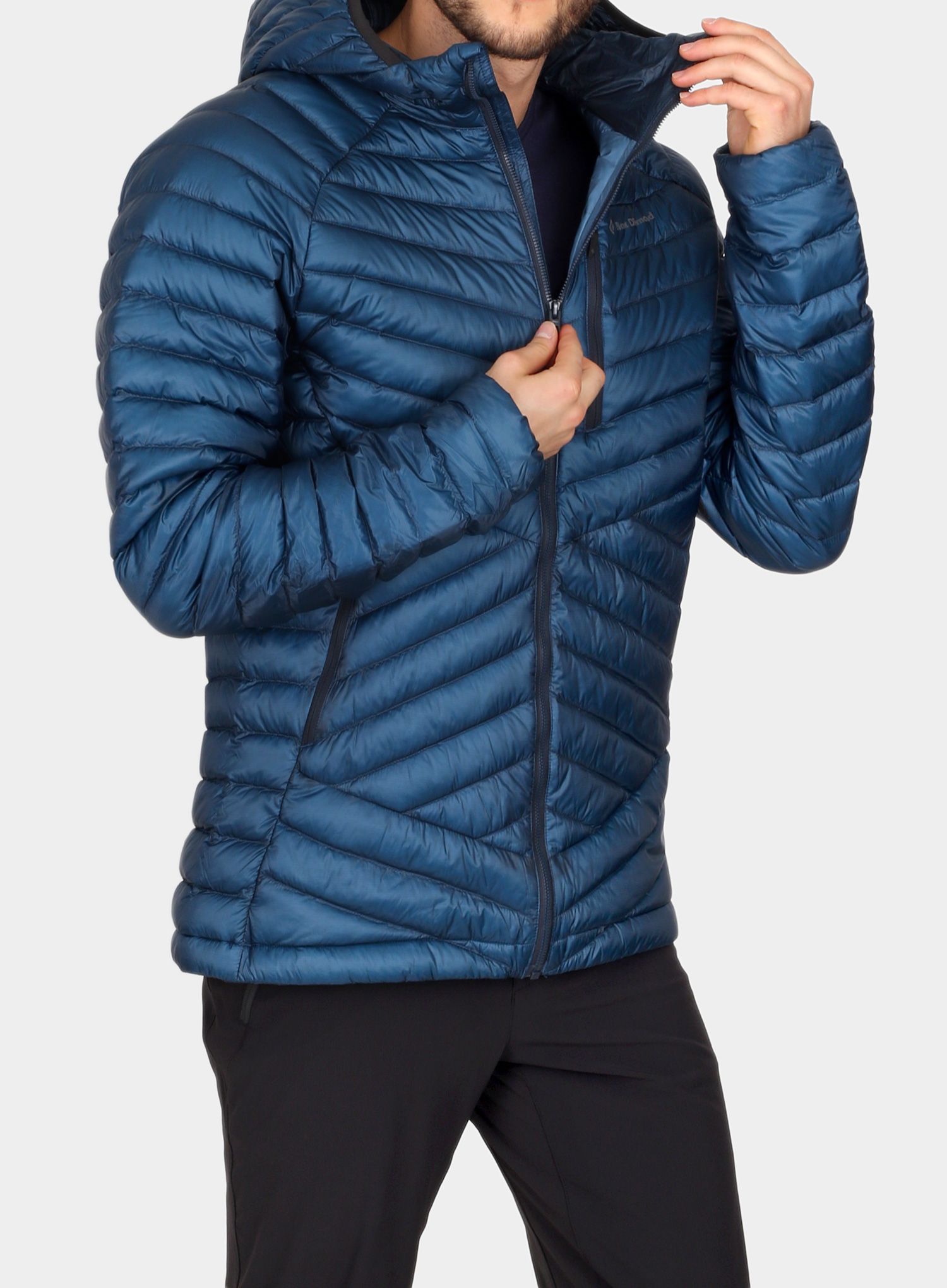 Bunda Black Diamond Approach Down Hoody - astral blue