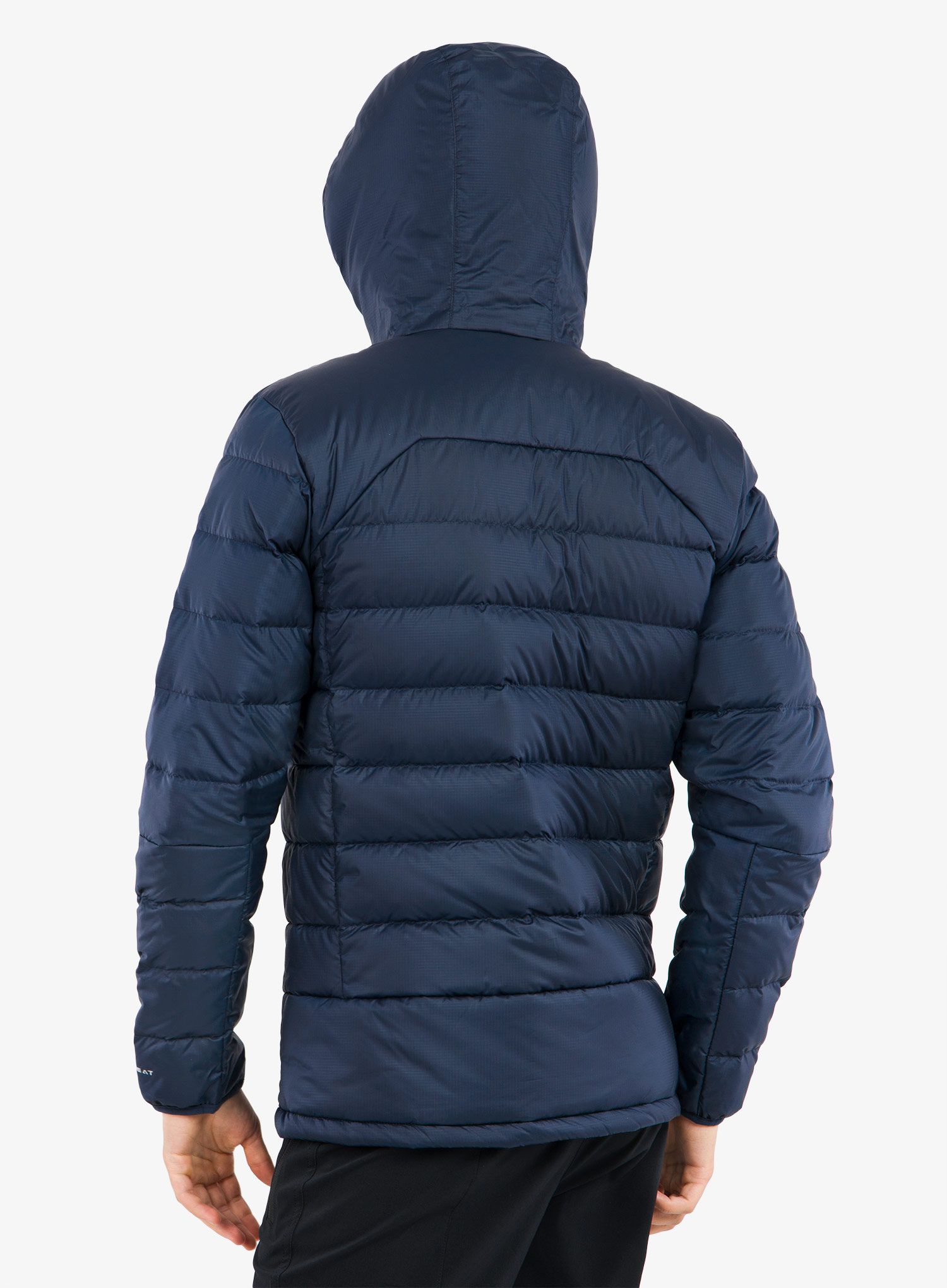 Péřová bunda Columbia Autumn Park Down Hooded Jacket - colleg. navy