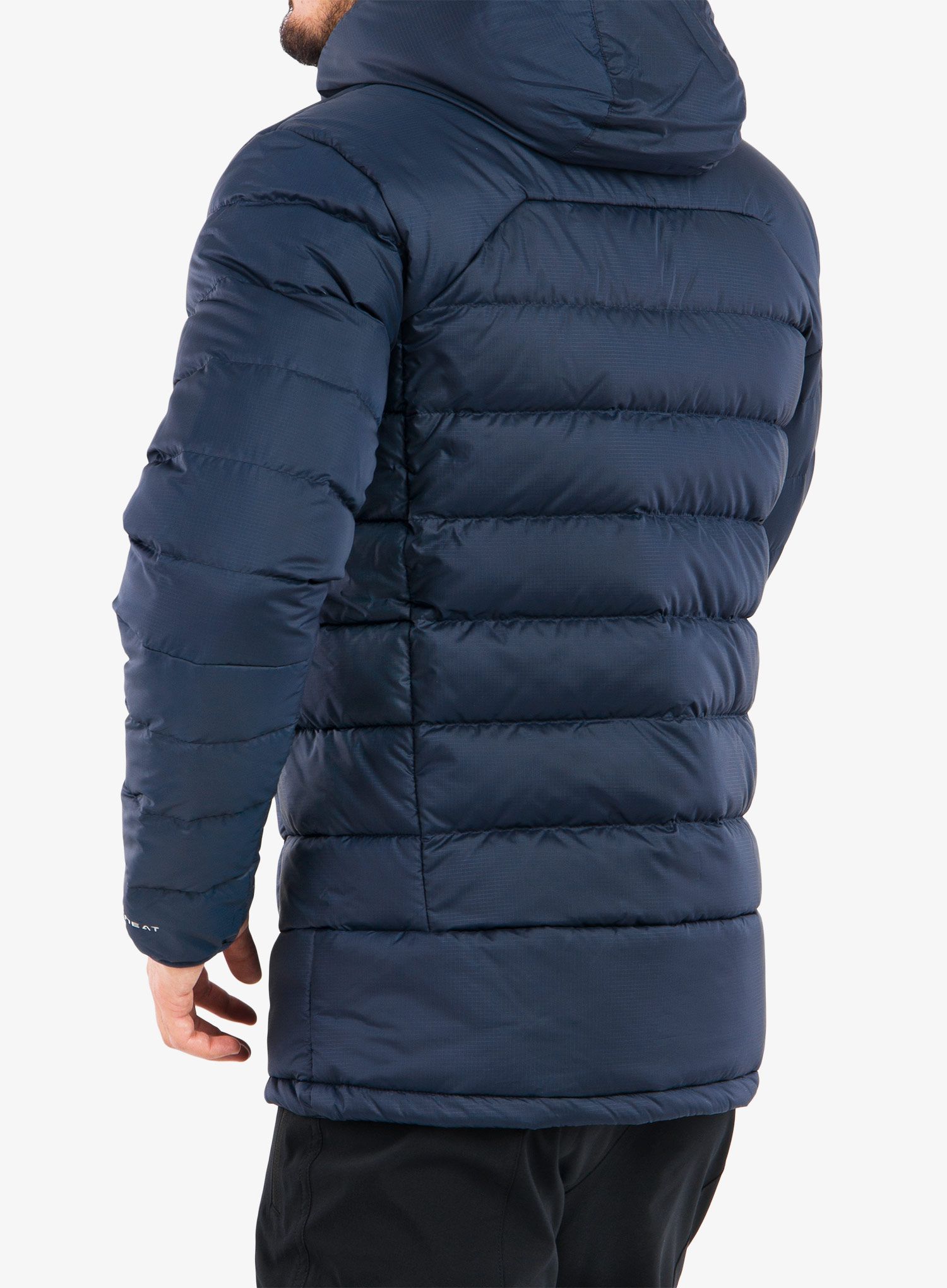 Péřová bunda Columbia Autumn Park Down Hooded Jacket - colleg. navy