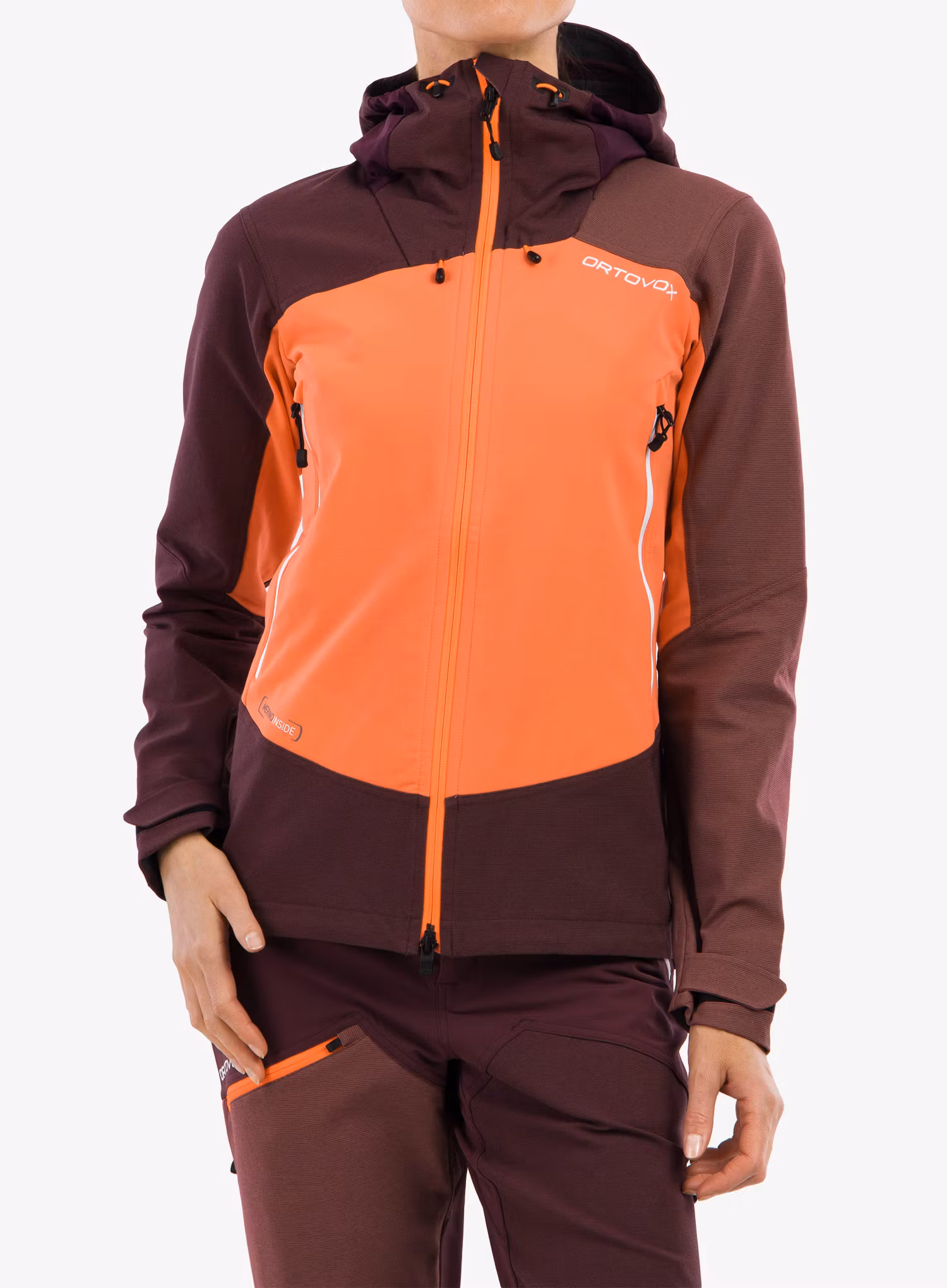 Dámská bunda Ortovox Westalpen Softshell Jacket - coral