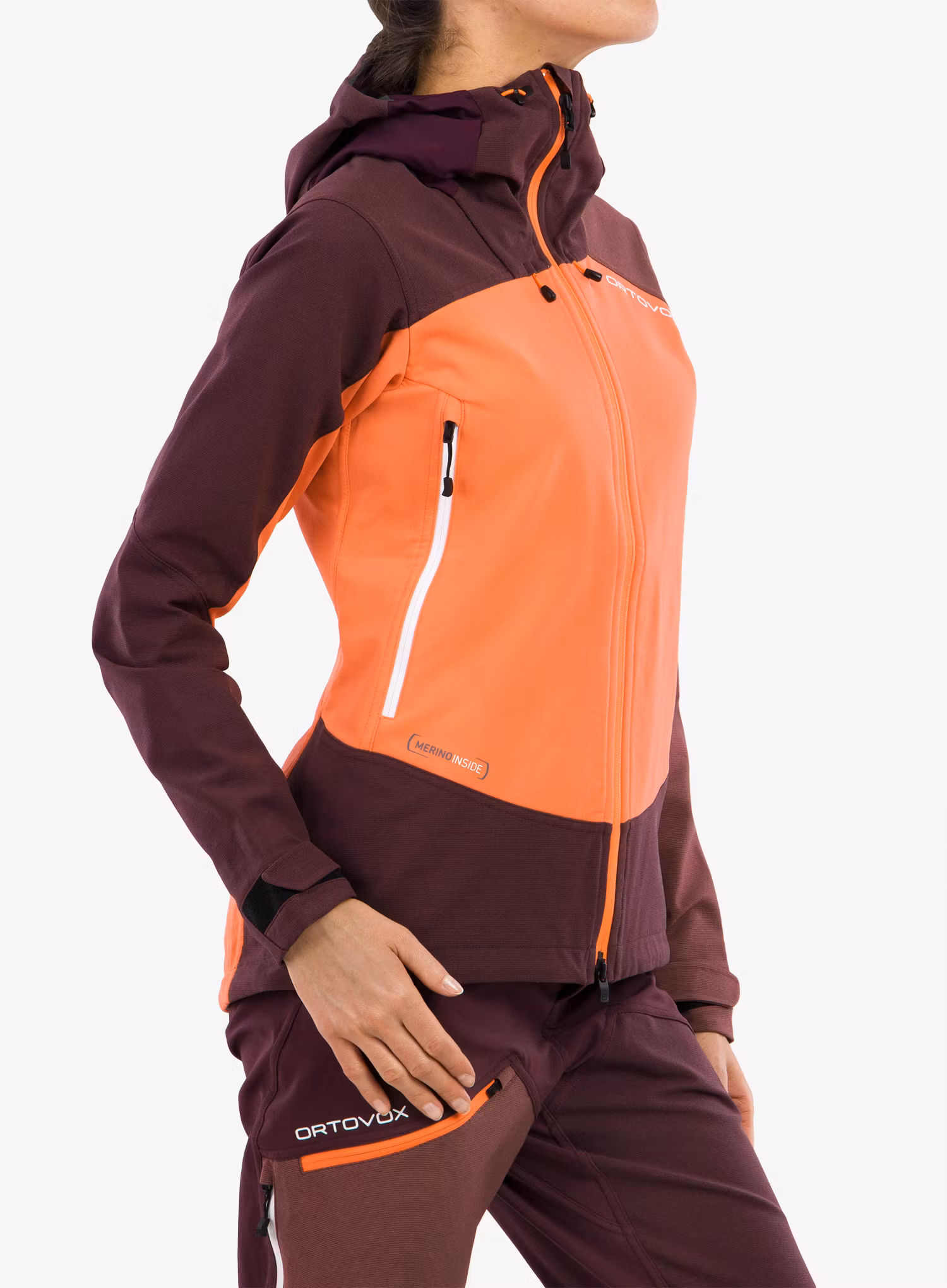 Dámská bunda Ortovox Westalpen Softshell Jacket - coral