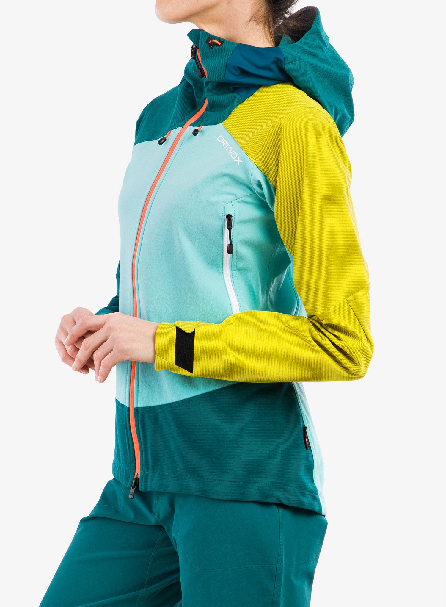 Dámská bunda Ortovox Westalpen Softshell Jacket - ice waterfall