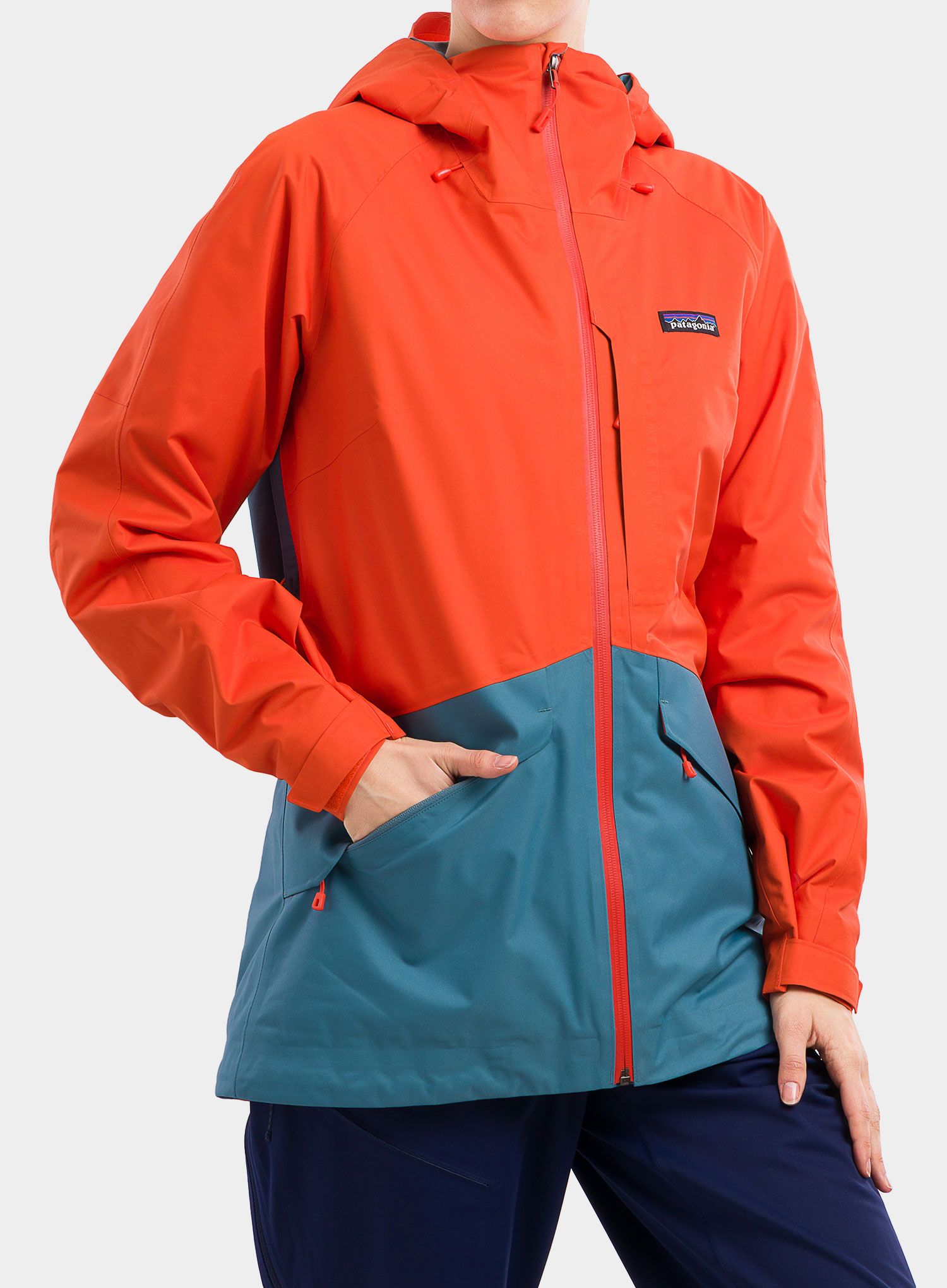 Dámská lyžařská bunda Patagonia Insulated Snowbelle Jacket - red