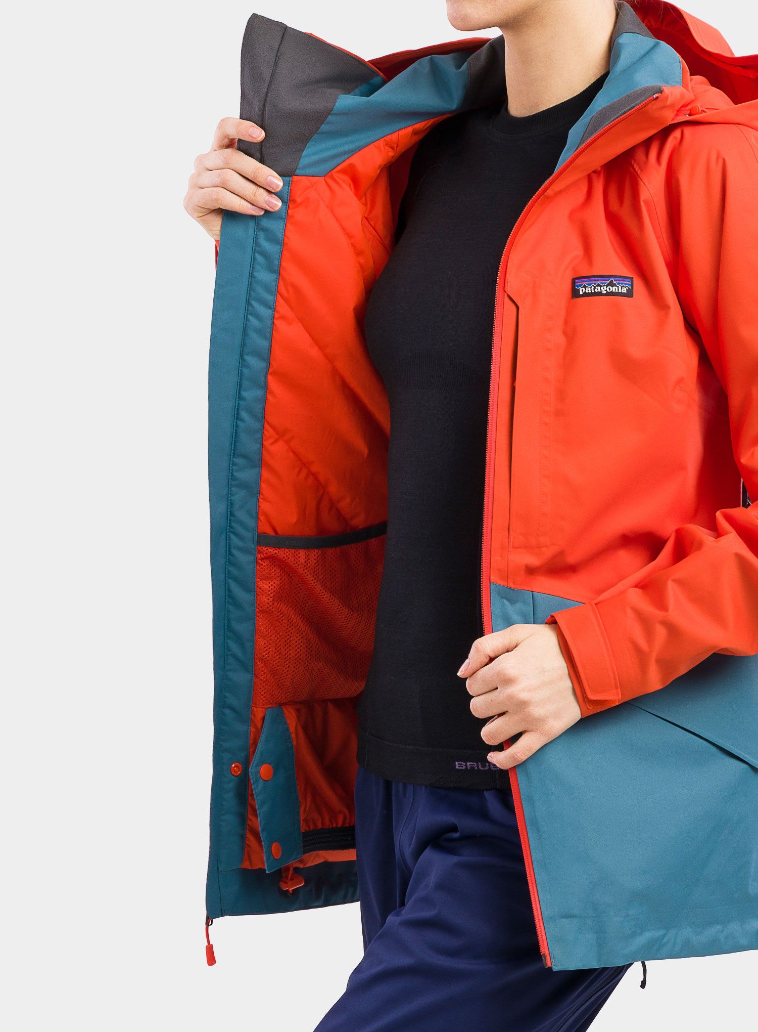 Dámská lyžařská bunda Patagonia Insulated Snowbelle Jacket - red