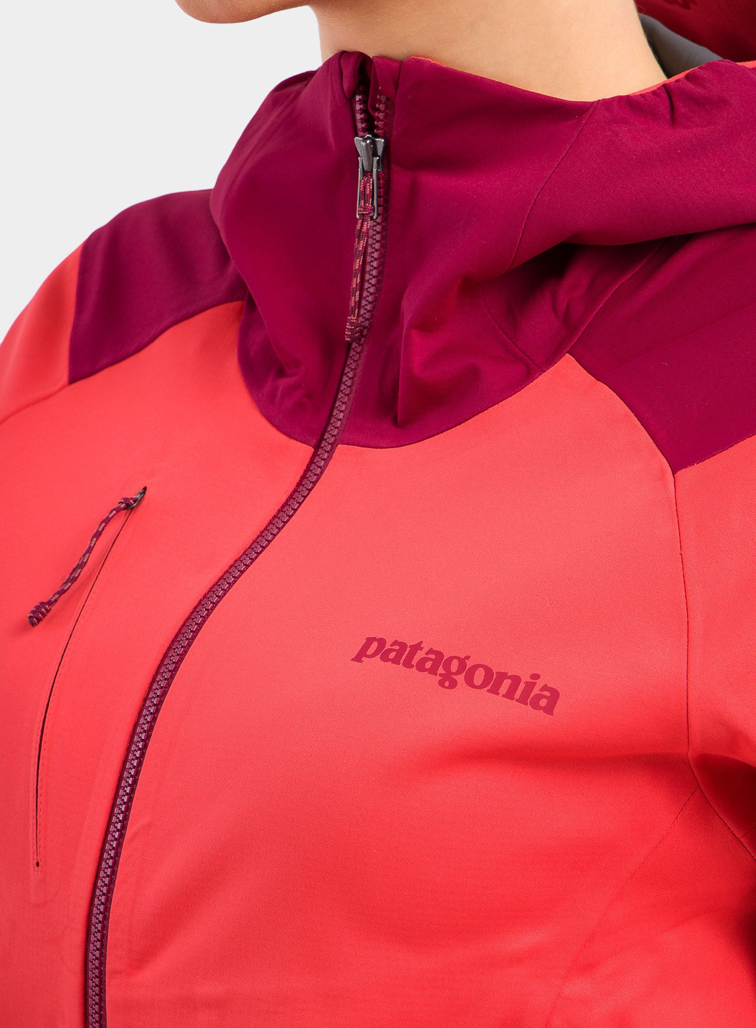 Dámská skialpová bunda Patagonia Upstride Jacket - coral