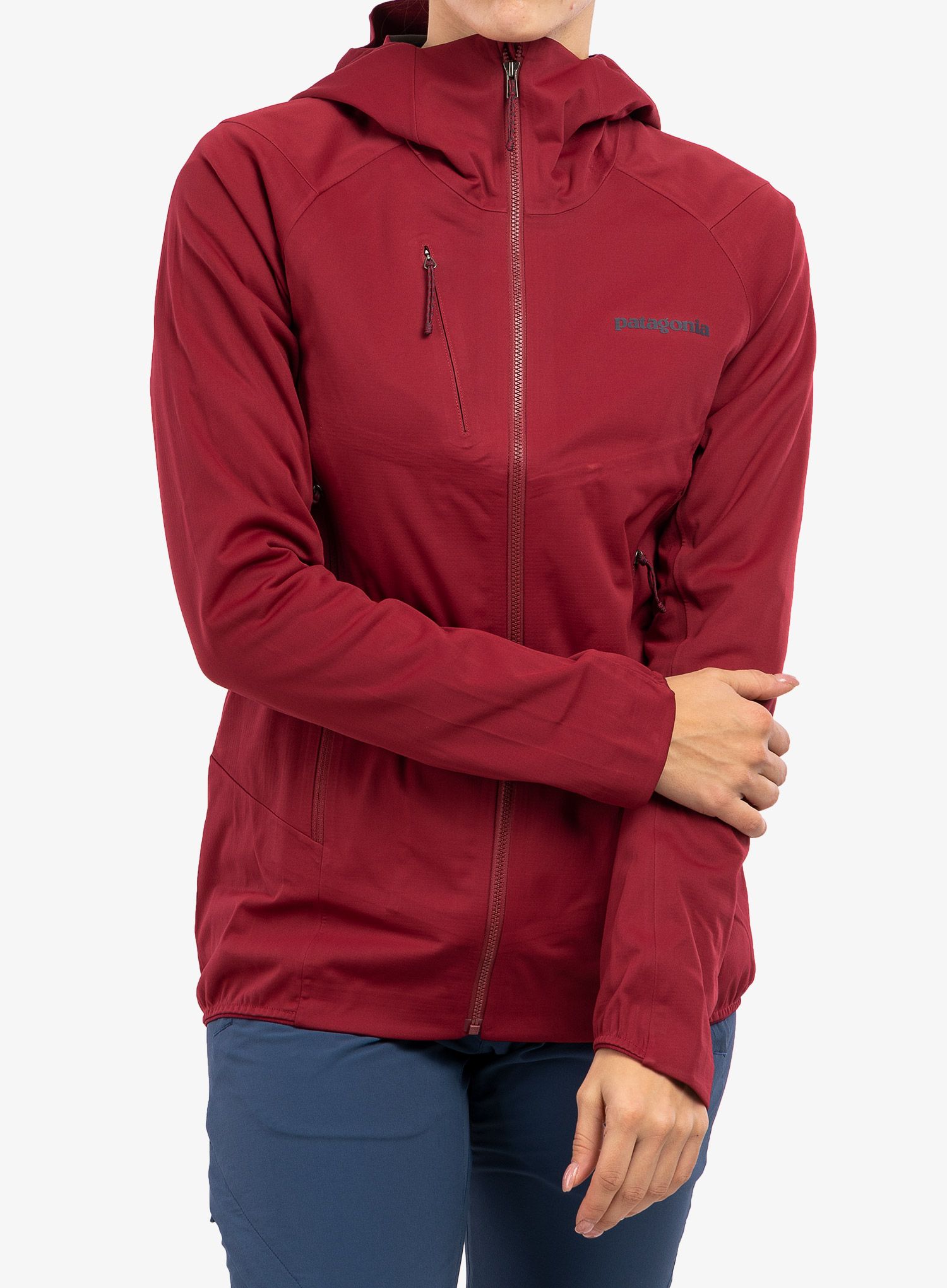 Dámská skialpová bunda Patagonia Upstride Jacket - red