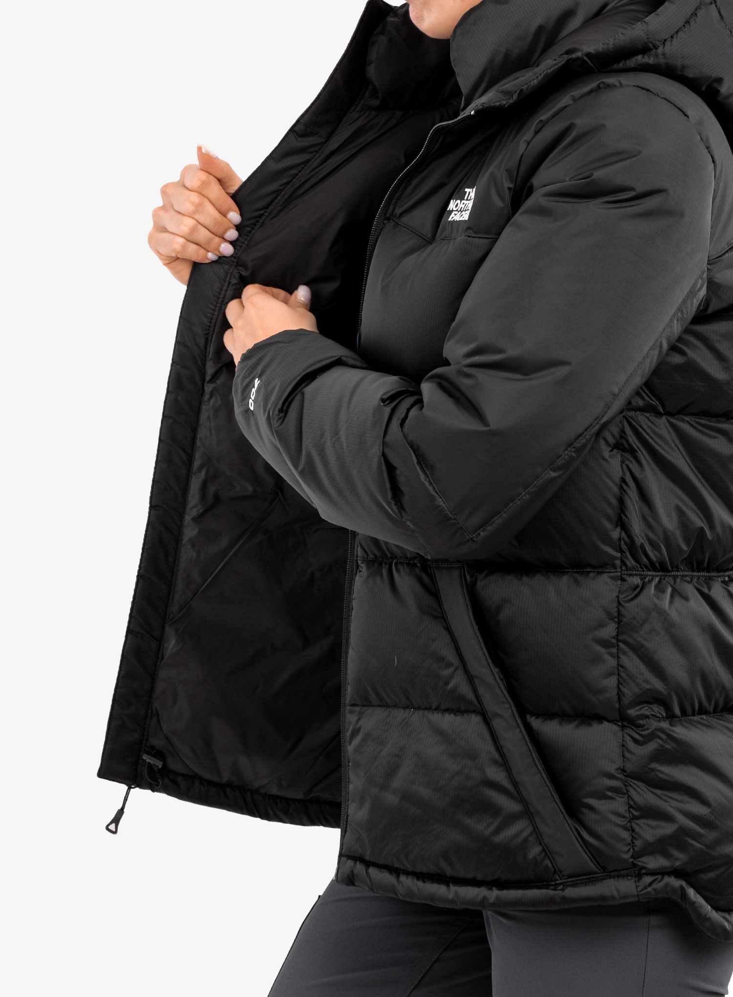 Dámská péřová bunda The North Face Diablo Down Hoodie - tnf black
