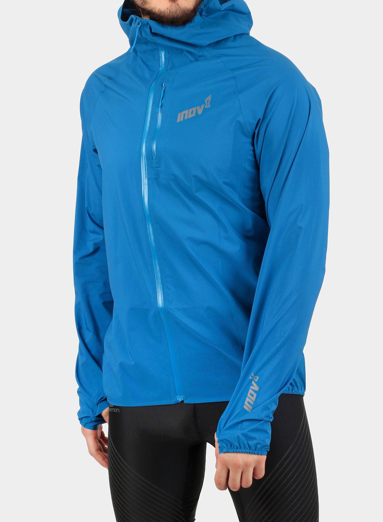 Běžecká bunda Inov-8 Stormshell Full-Zip - blue